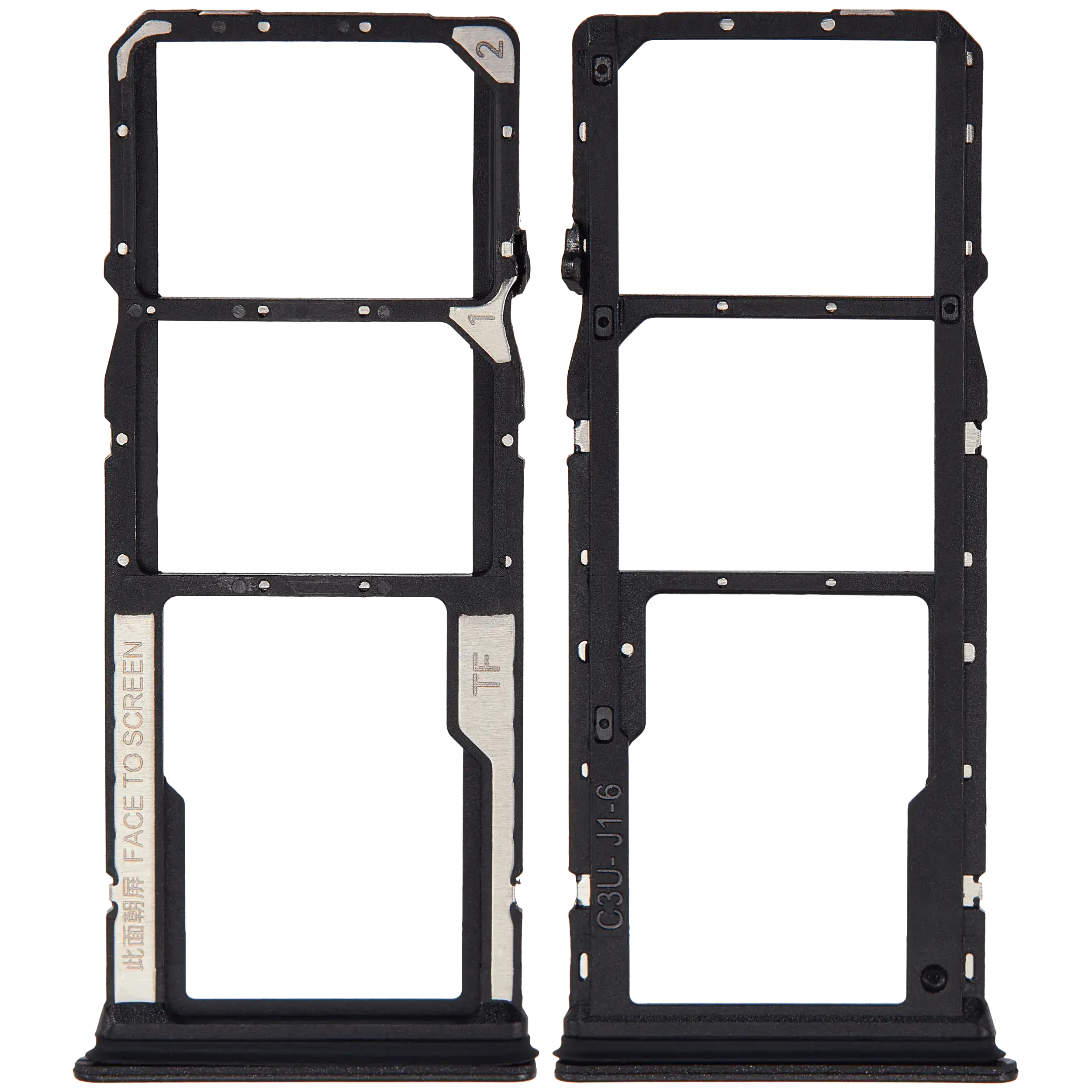Xiaomi Redmi 13R İle Uyumlu Sim Kart Tepsisi (Siyah)