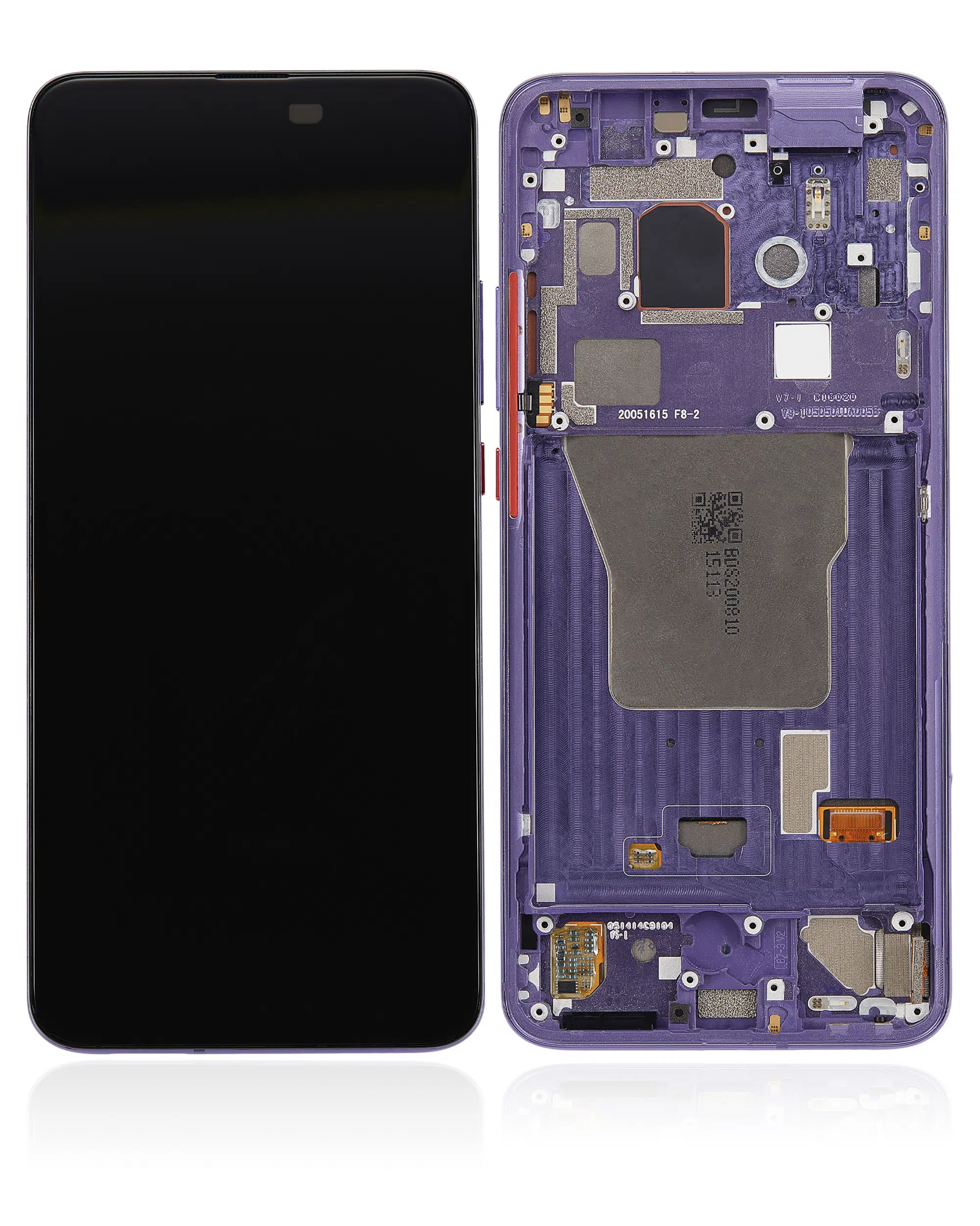 Xiaomi Poco F2 Proİle Uyumlu Çerçeveli Ekran Dokunmatik (%100 Orijinal Ürün) (Elektrikli Mor)