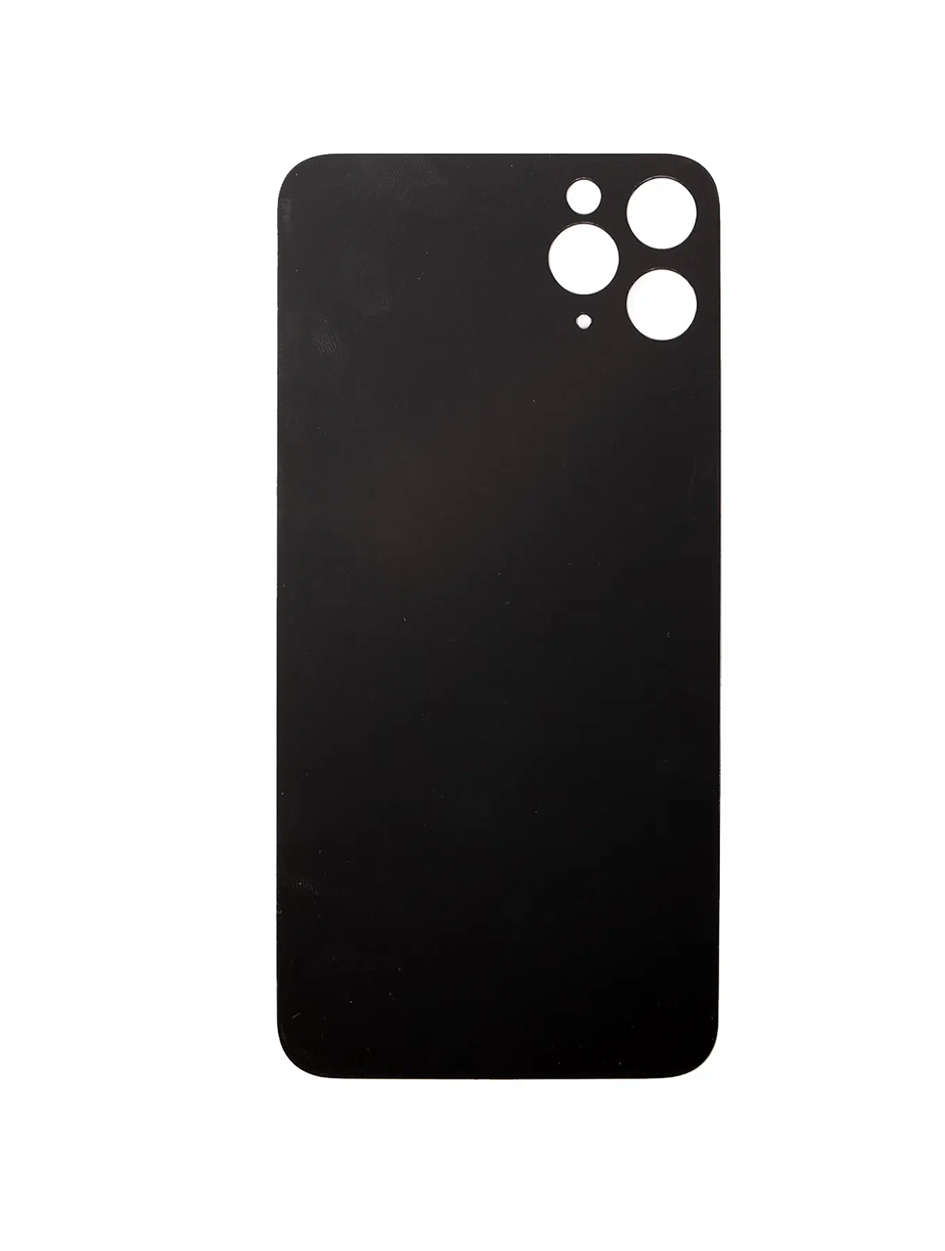 İphone 11 Pro Max İle Uyumlu Arka Cam Beyaz (Logolu / Büyük Kamera Deliği)