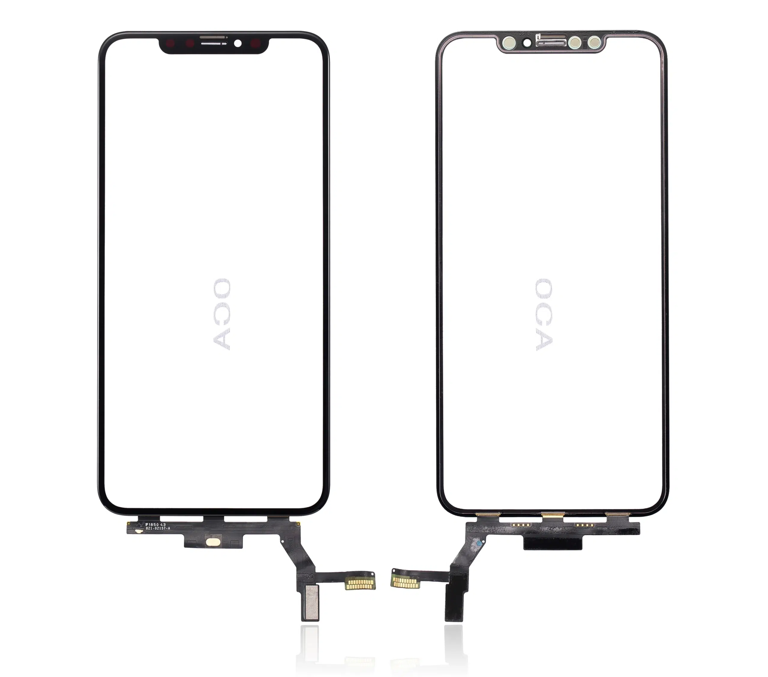 3'ü 1 Arada (OCA Önceden Yüklenmiş Cam + Çerçeve) İphone 8 Plus (OCA Master) (2'li Paket)