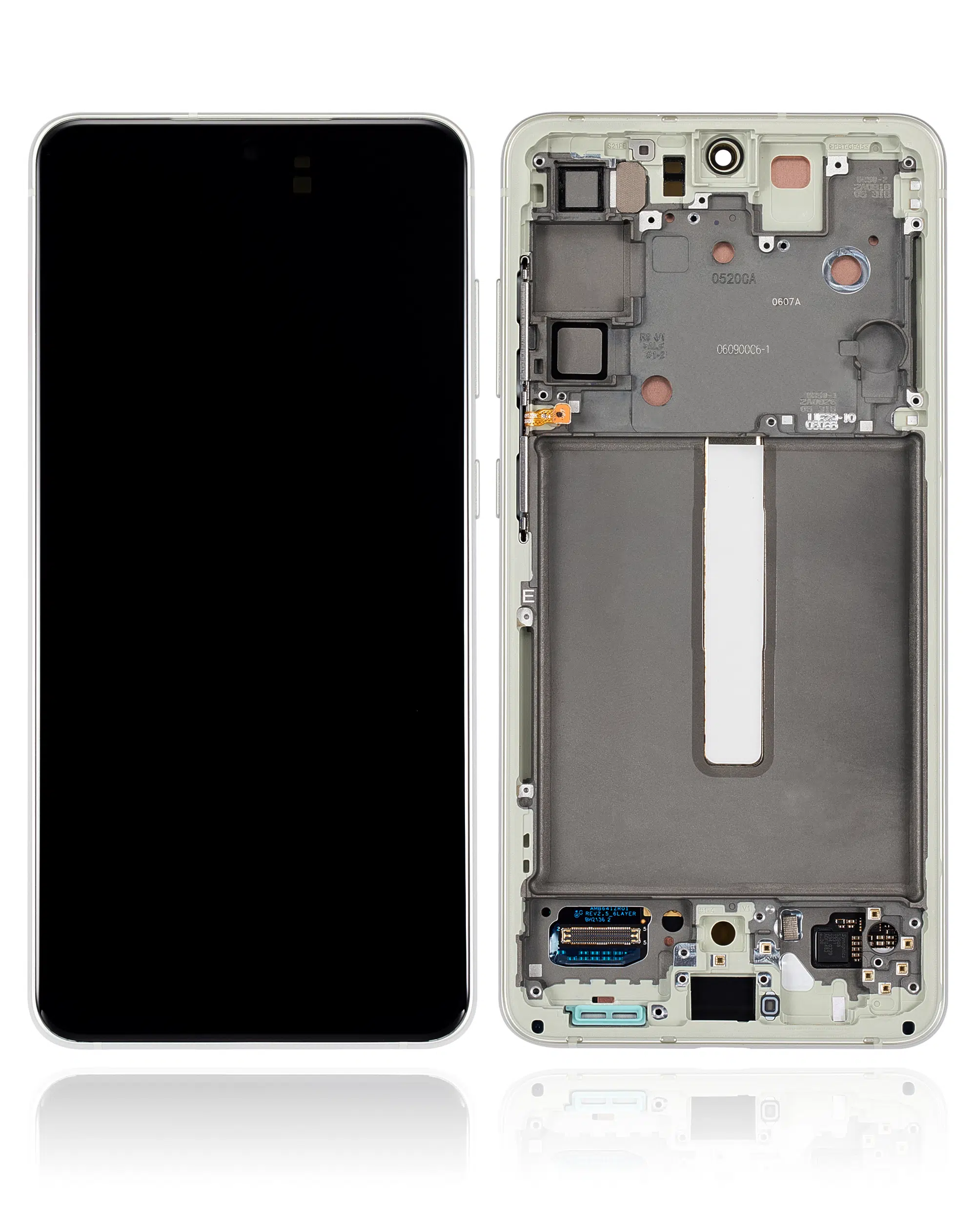Samsung Galaxy S21 FE 5G (ABD ve Uluslararası Versiyon) İle Uyumlu Çerçeveli OLED Montajı (Servis... 