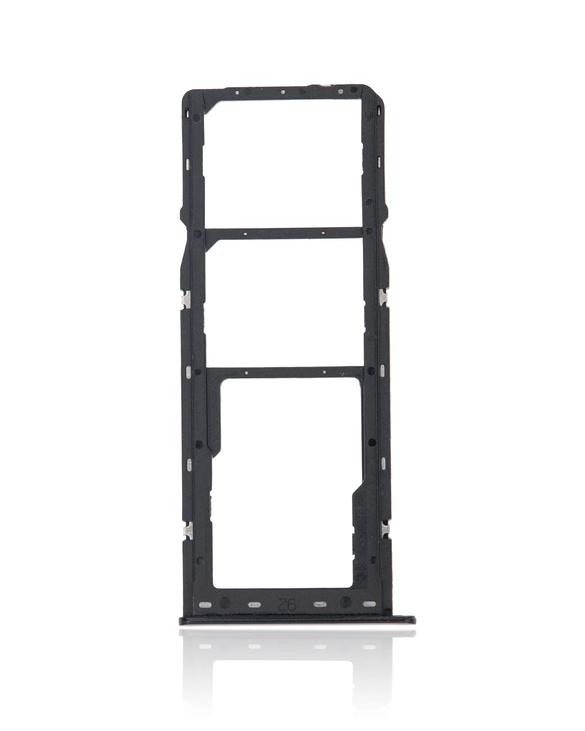 Samsung Galaxy A20s ile Uyumlu Çift Sim Kart Tepsisi (A20s (A207 / 2019) (Siyah)