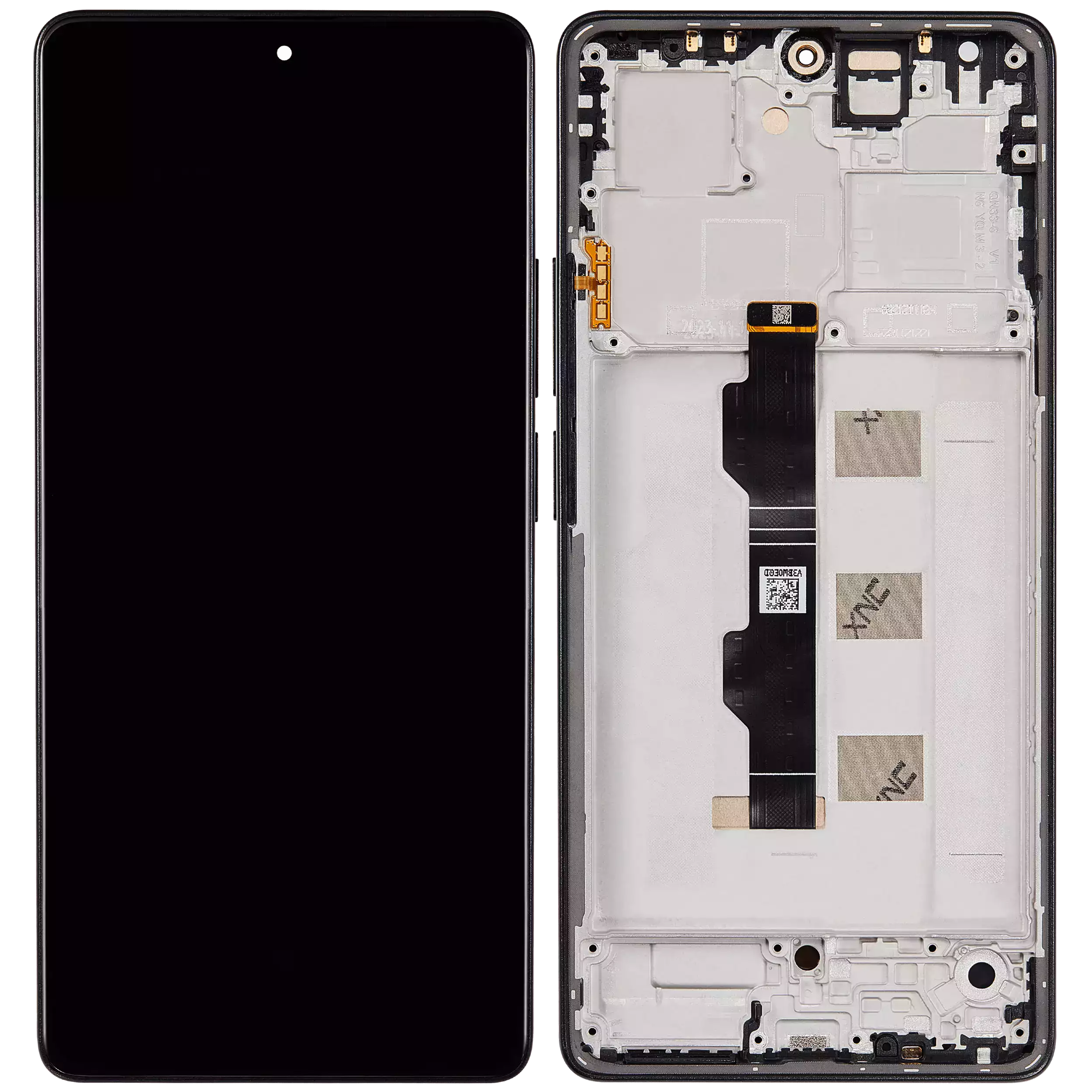 Xiaomi Redmi Note 13 Pro 4G / Xiaomi Poco M6 Pro 4G (Yenileme) İle Uyumlu Çerçeveli OLED Düzeneği...