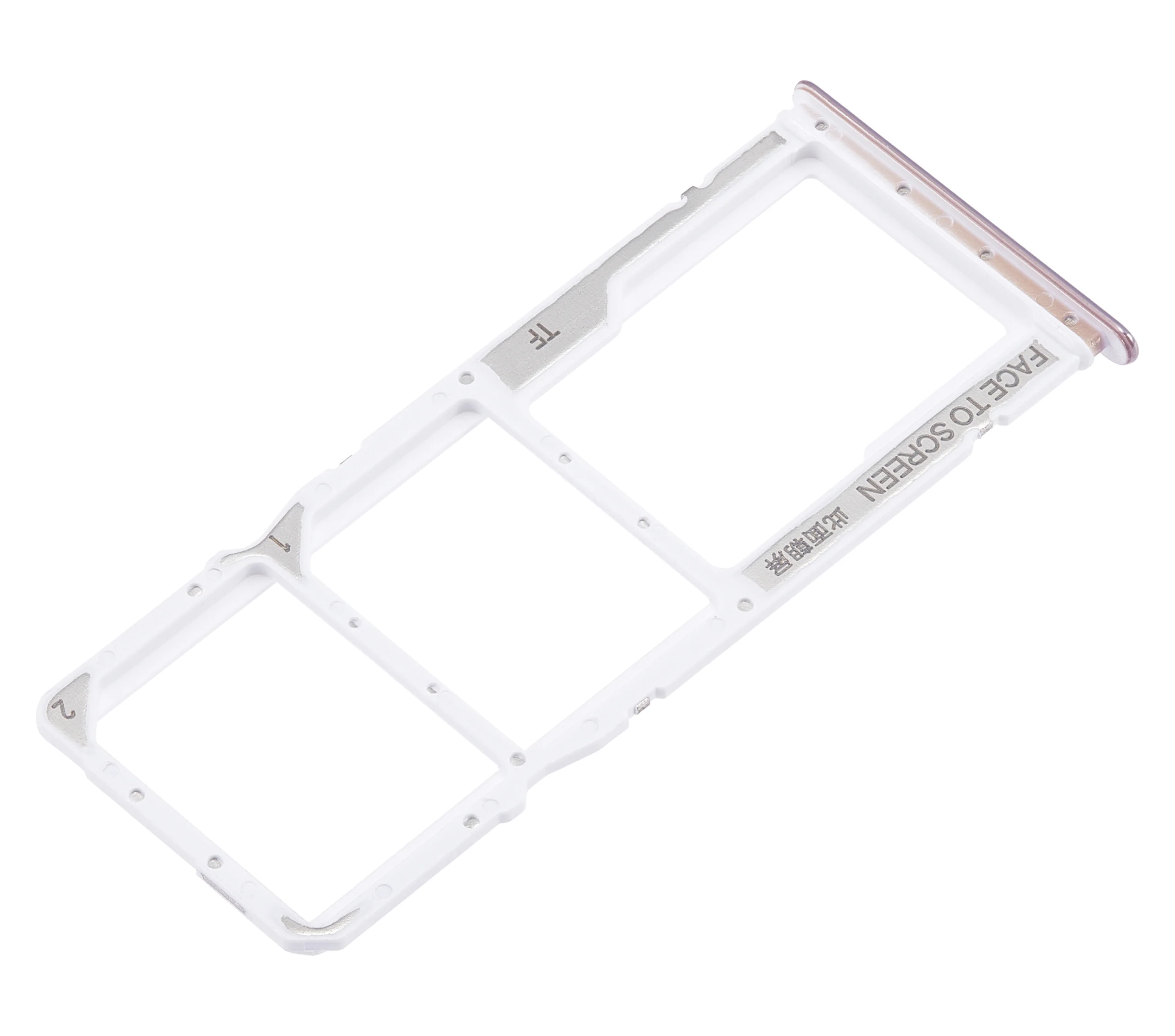 Xiaomi Redmi Note 10S İle Uyumlu Çift Sim Kart Tepsisi (Starlight Purple)