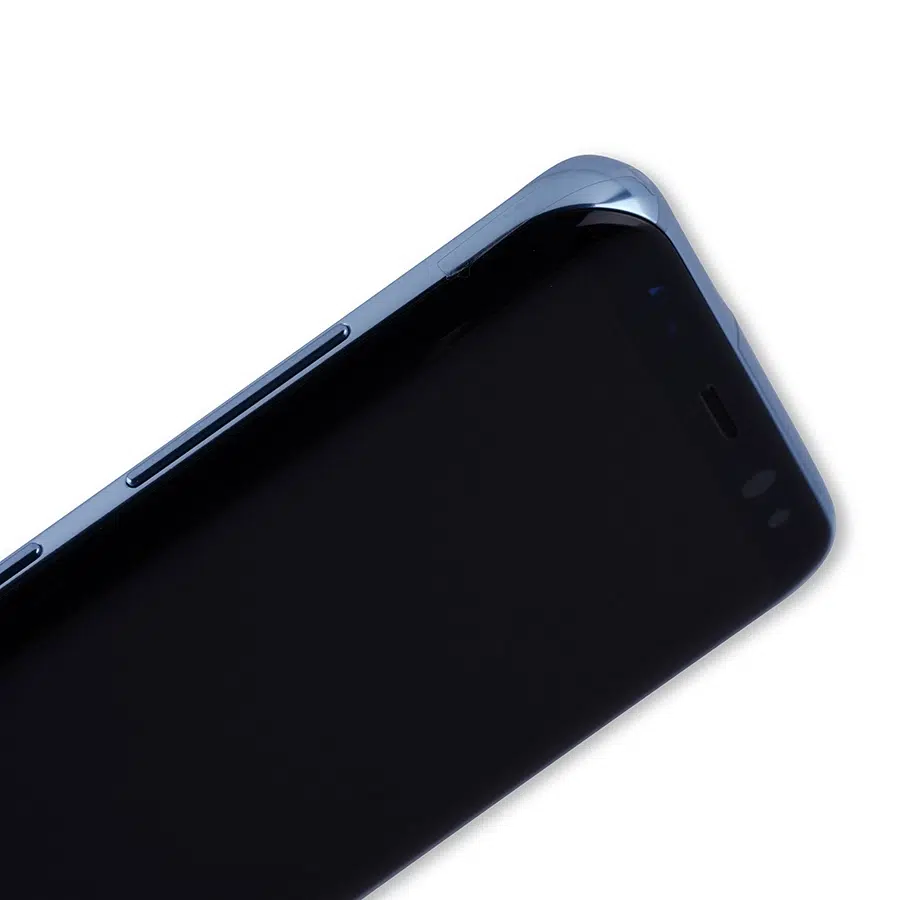 Samsung Galaxy S8 Plus İle Uyumlu Çerçeveli OLED Montajı (Servis Paketi) (Mercan Mavisi) 