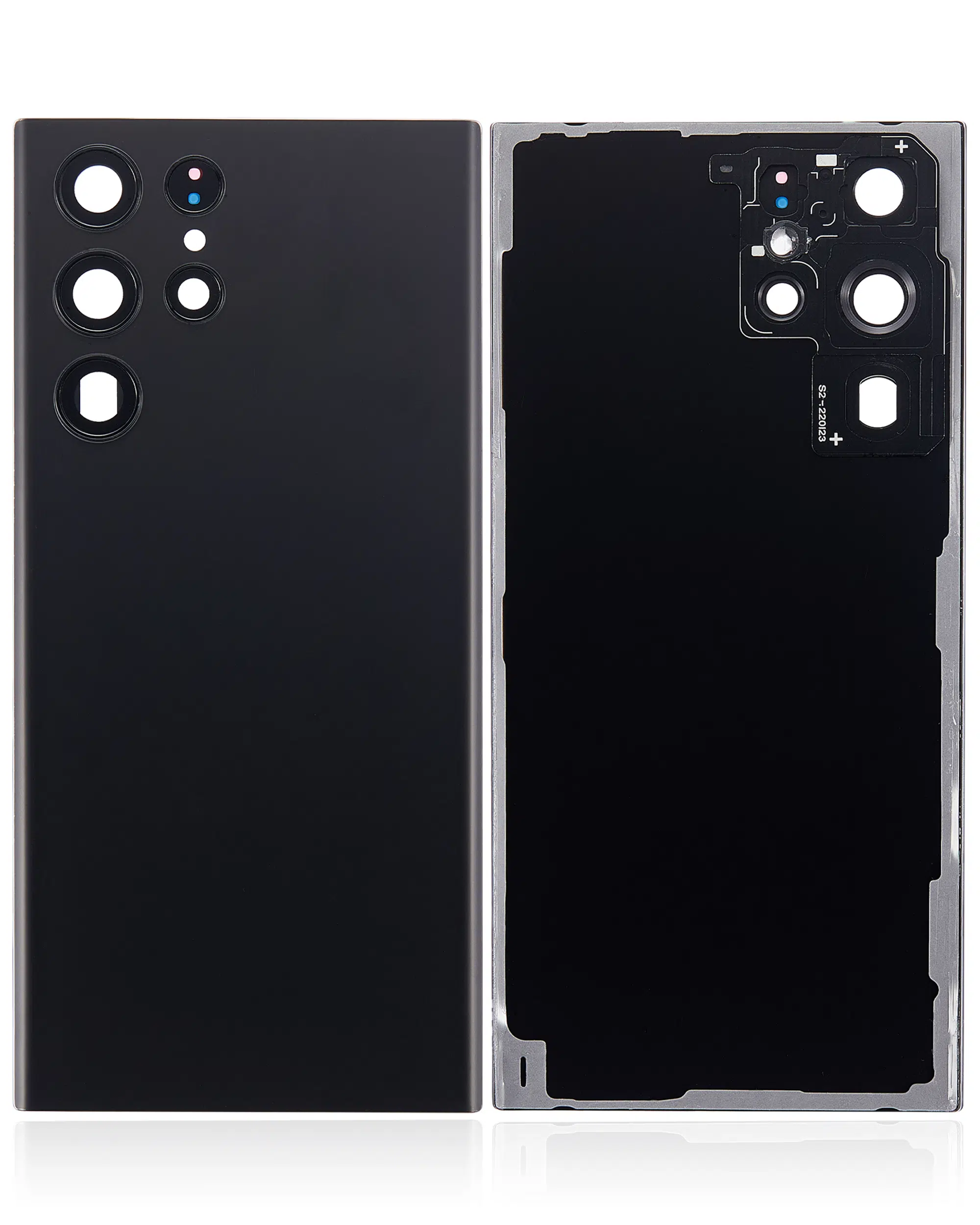 Samsung Galaxy S22 Ultra 5G İle Uyumlu Kamera Lensli Arka Kapak Camı (Logosuz) (Satış Sonrası ... 
