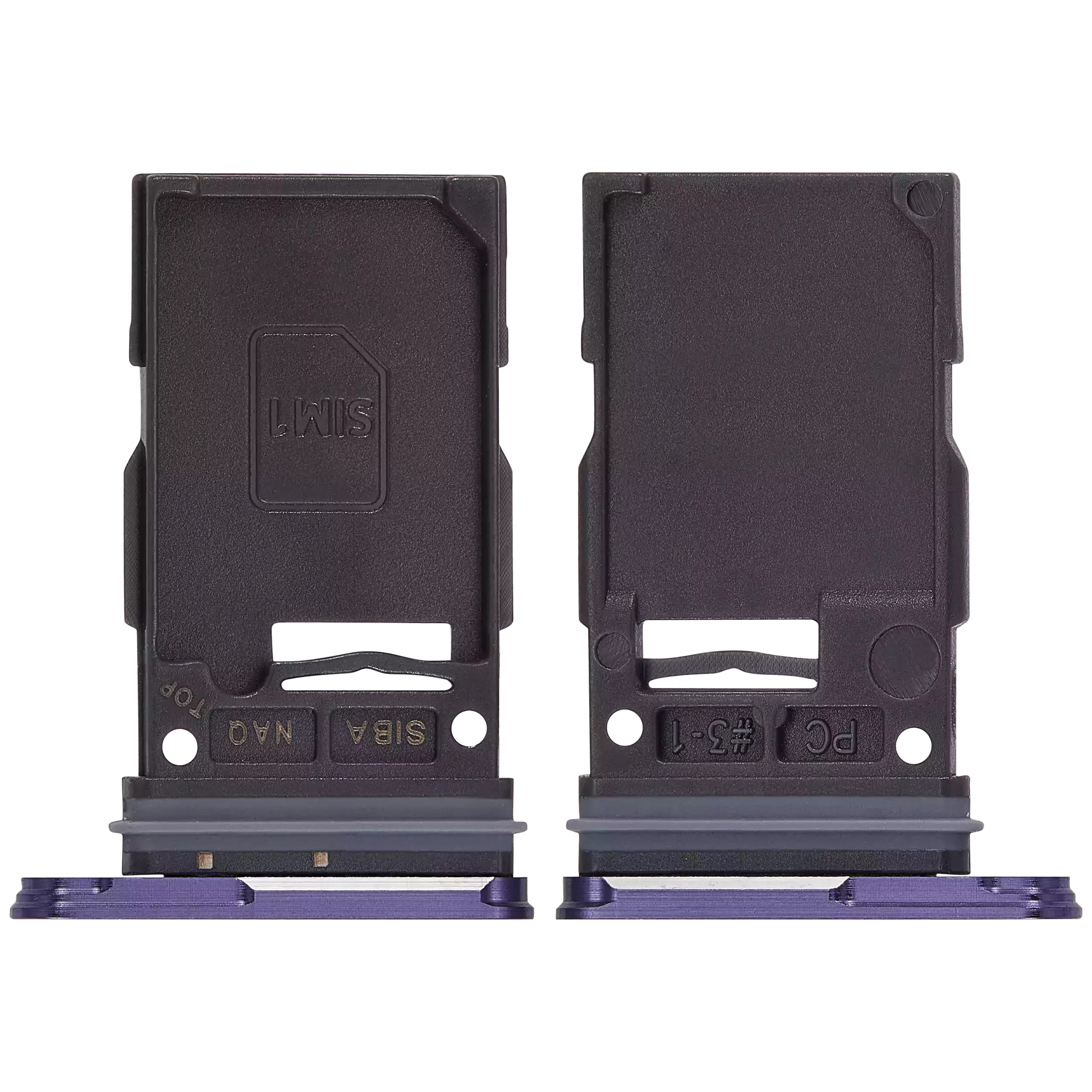Samsung Galaxy S24 5G / S24 Plus 5G (Kobalt Menekşe) ile Uyumlu Tek Sim Kart Tepsisi 