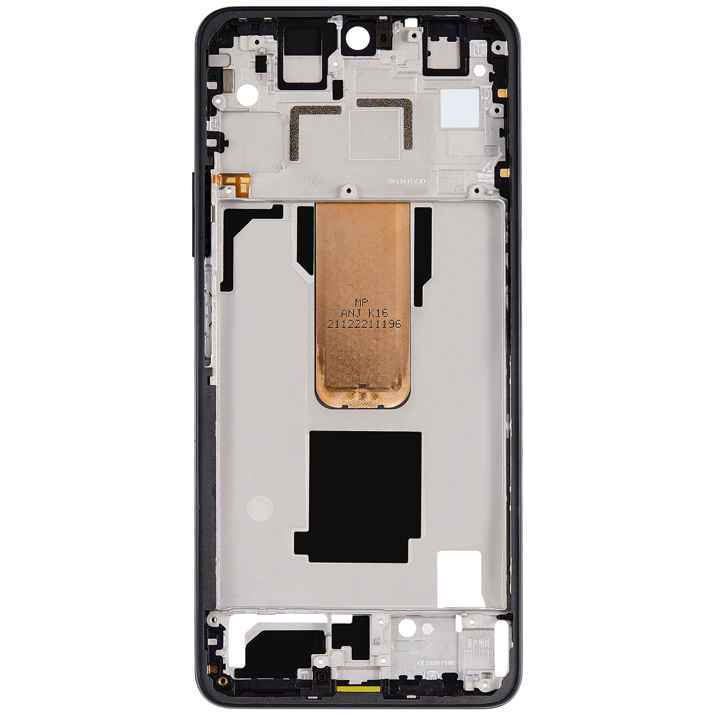 Xiaomi Redmi Note 11 Pro Plus 5G (Gizemli Siyah) ile Uyumlu Orta Çerçeve Muhafaza 