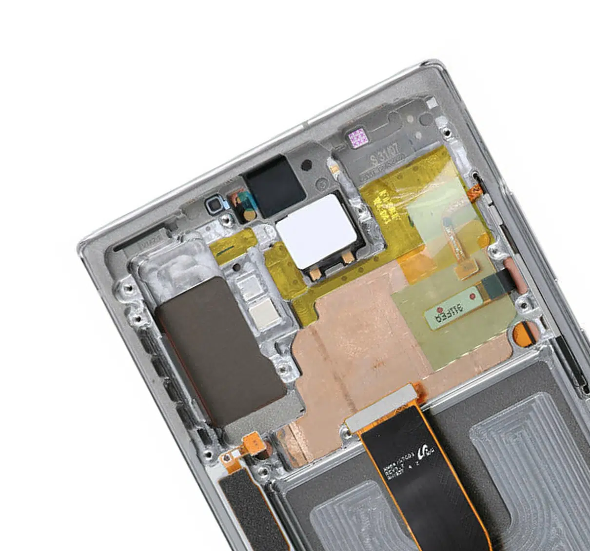 Samsung Galaxy Note 10 Plus / 5G (Aura Glow İle Uyumlu Çerçeveli Ekran Dokunmatil OLED