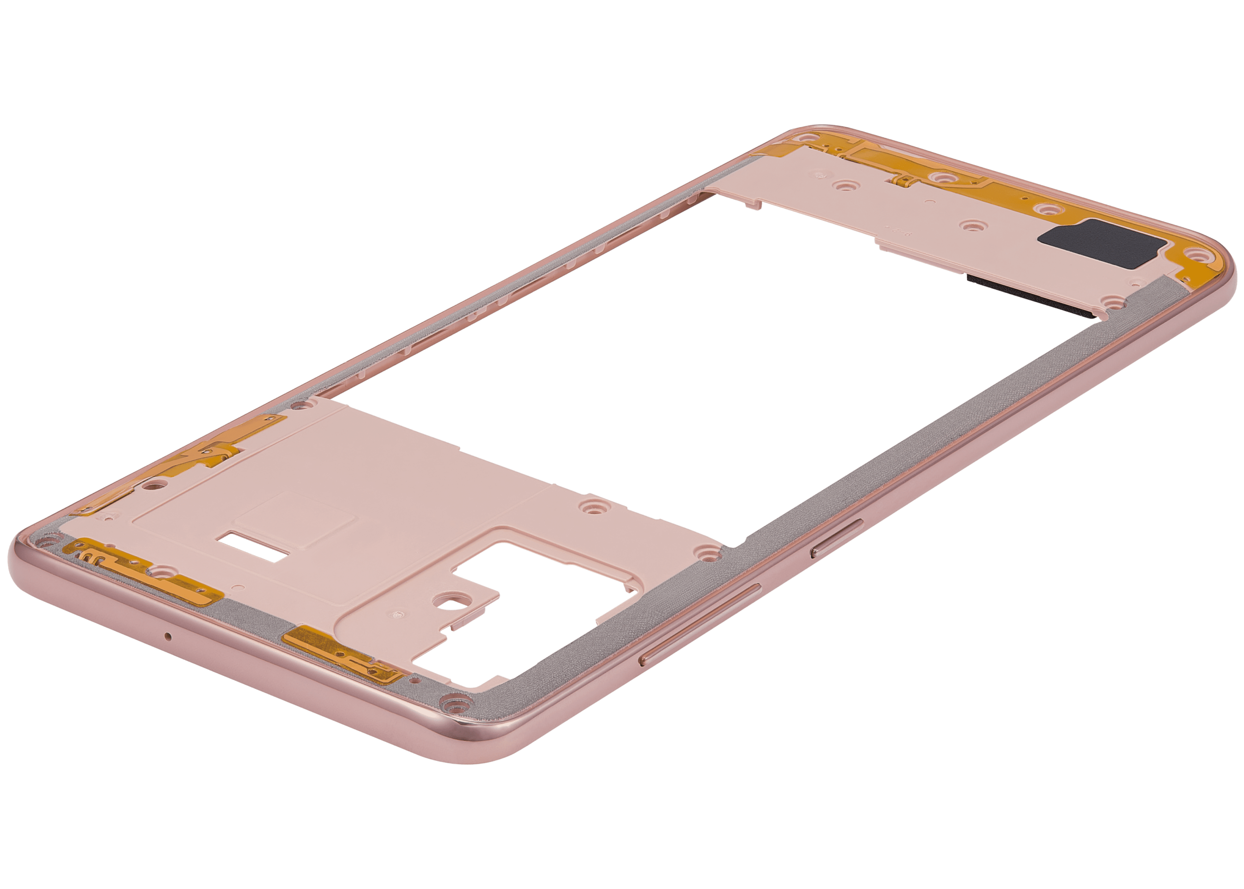Samsung Galaxy A51 4G (A515 / 2019) (Prism Crush Pink) ile Uyumlu Orta Çerçeve Muhafaza