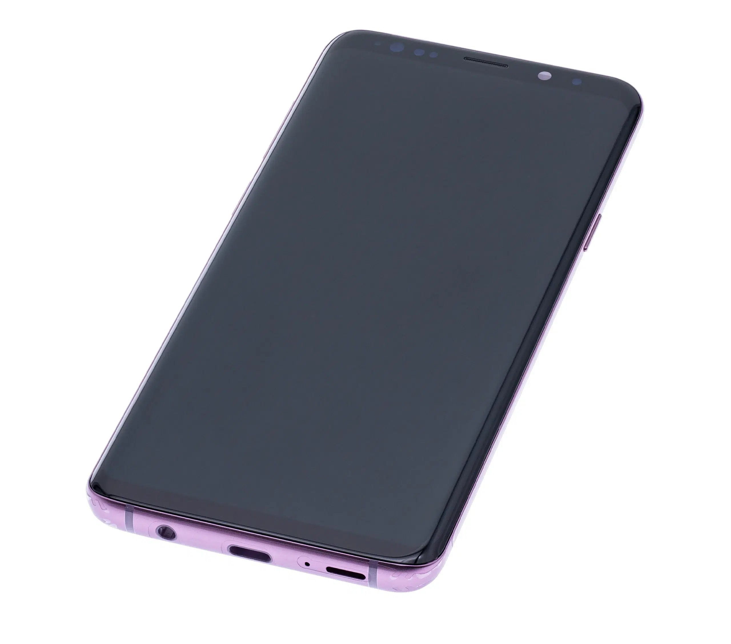 Samsung Galaxy S9 Plus İle Uyumlu Ekran Dokunmatik Çerçeveli (Lila Mor) %100 Orijinal Ürün