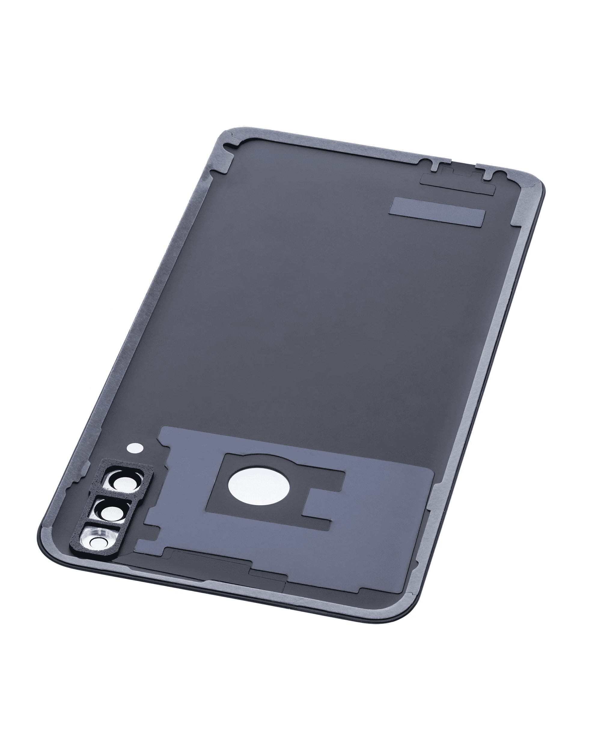 Huawei P30 Lite  ile Uyumlu Arka kapak Camı Kamera Lensli Siyah (64gb)