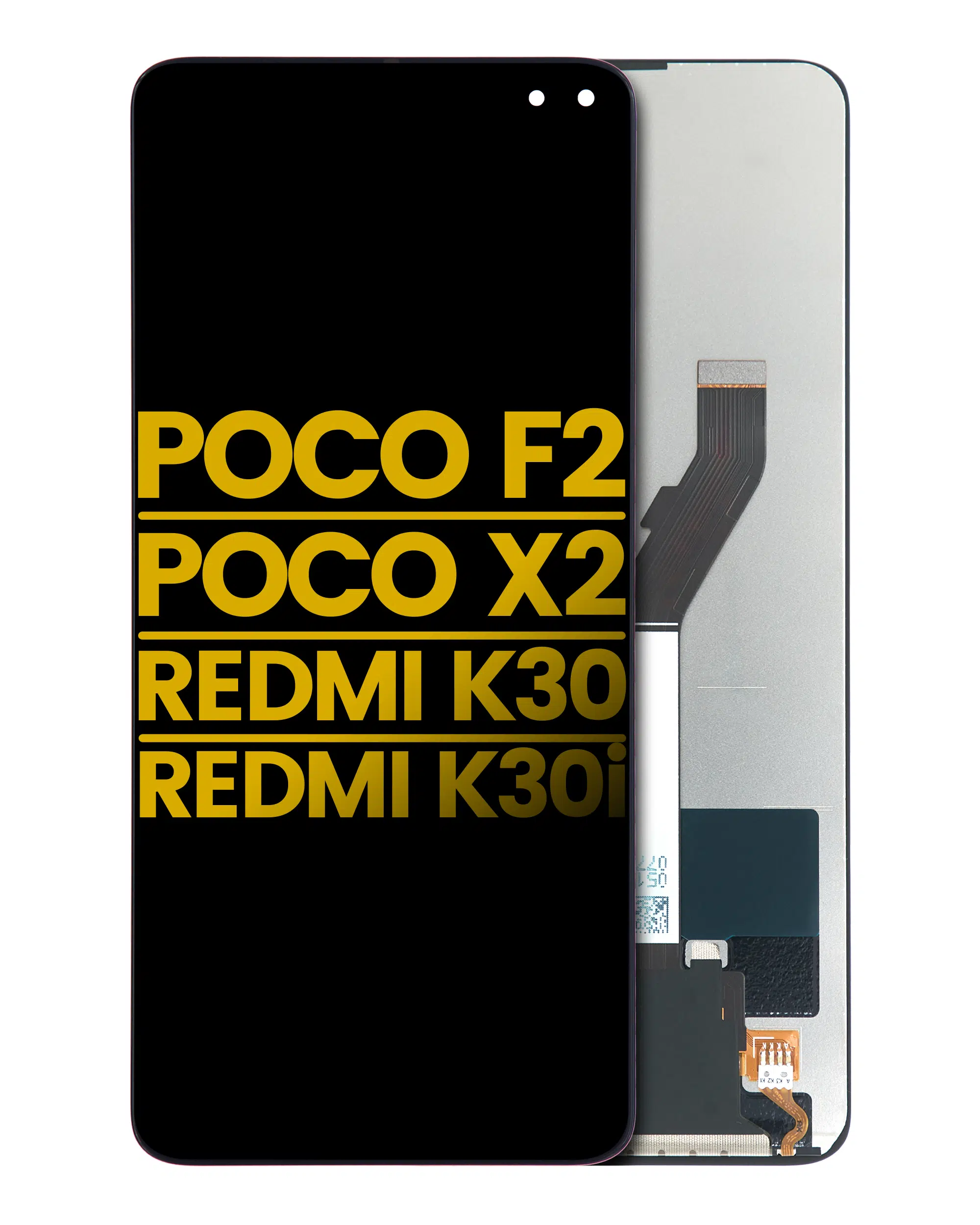 Xiaomi Redmi K30 İle Uyumlu Çerçevesiz Ekran Dokunmatik (%100 Orijinal Ürün)