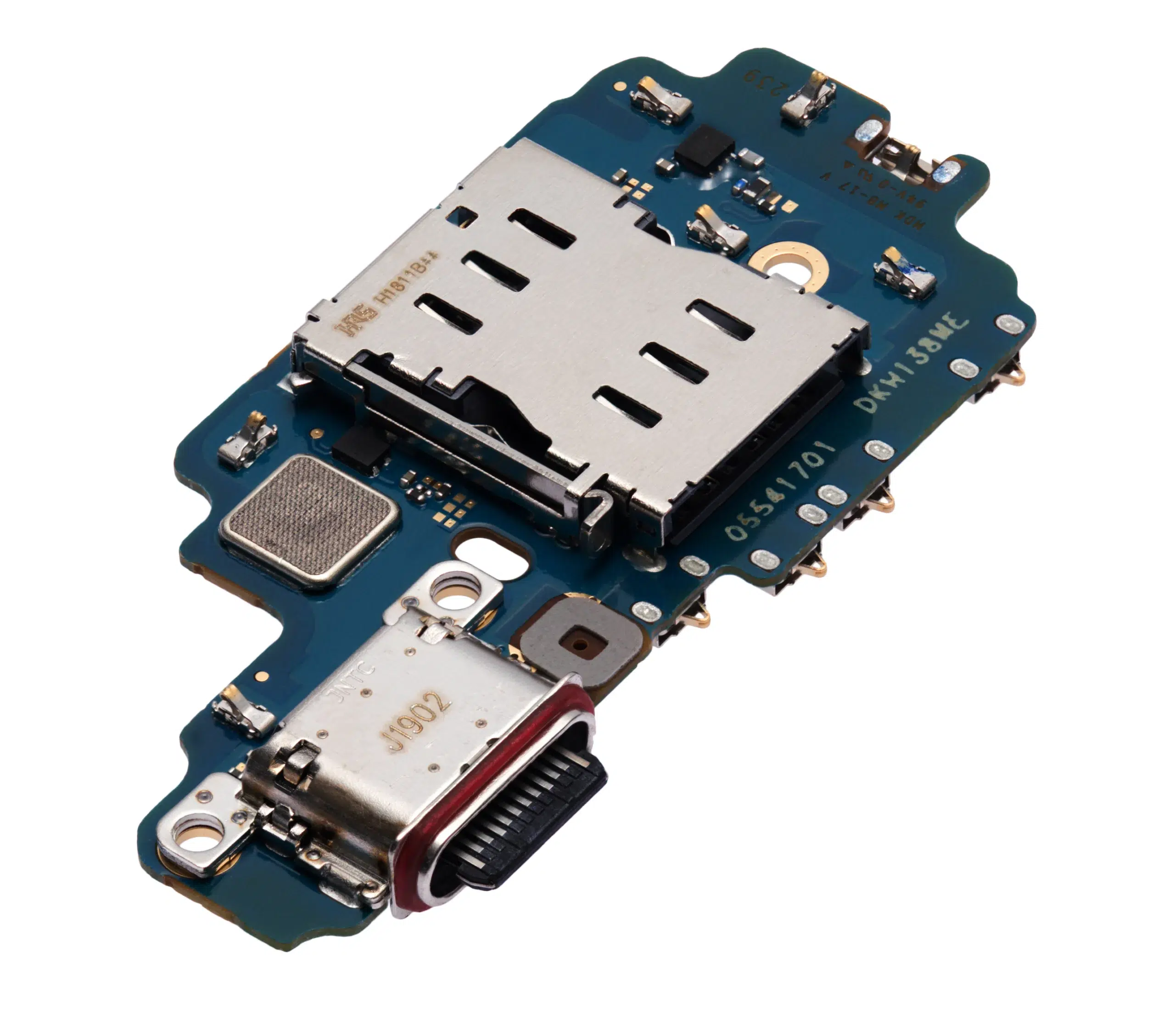 Samsung Galaxy S22 Ultra 5G (S908B/N) (International) İle Uyumlu Sim Kart Okuyuculu Şarj Portu Kartı (%100 Orijinal Ürün)