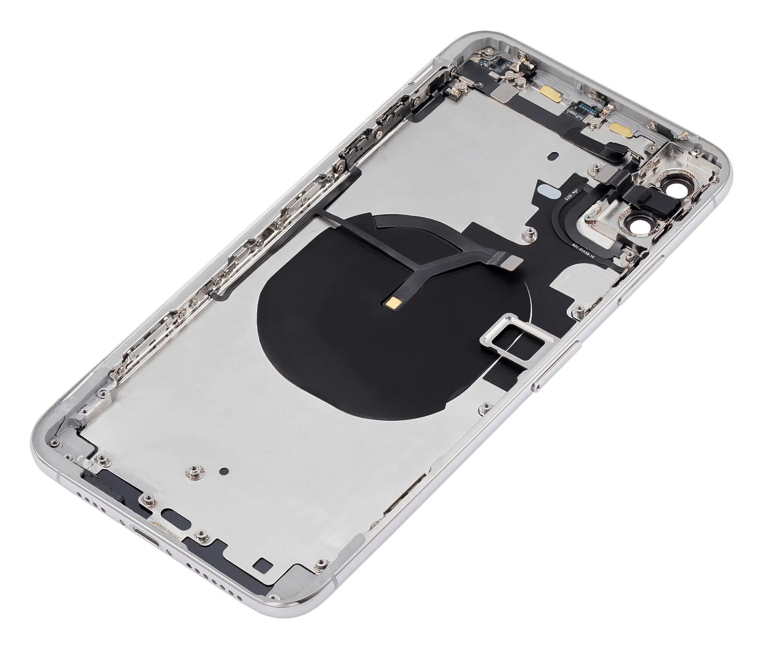 İphone XS Max İle Uyumlu Kasa Kapak Set Beyaz İçi DOLU (Logolu) %100 Orijinal Ürün Kasa