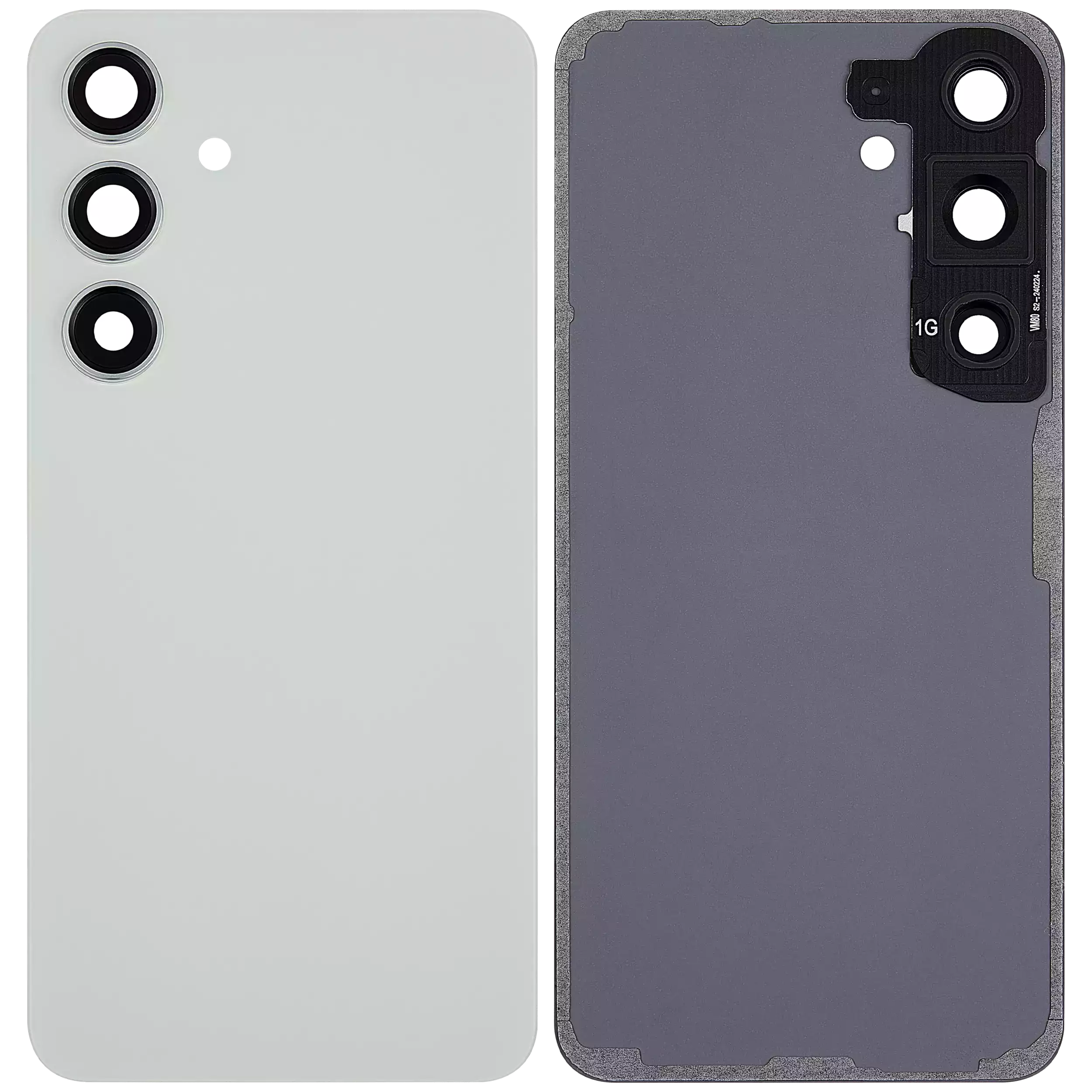 Samsung Galaxy S24 5G İle Uyumlu Kamera Lensli Arka Kapak Camı (Logosuz) (Aftermarket Plus) ... 