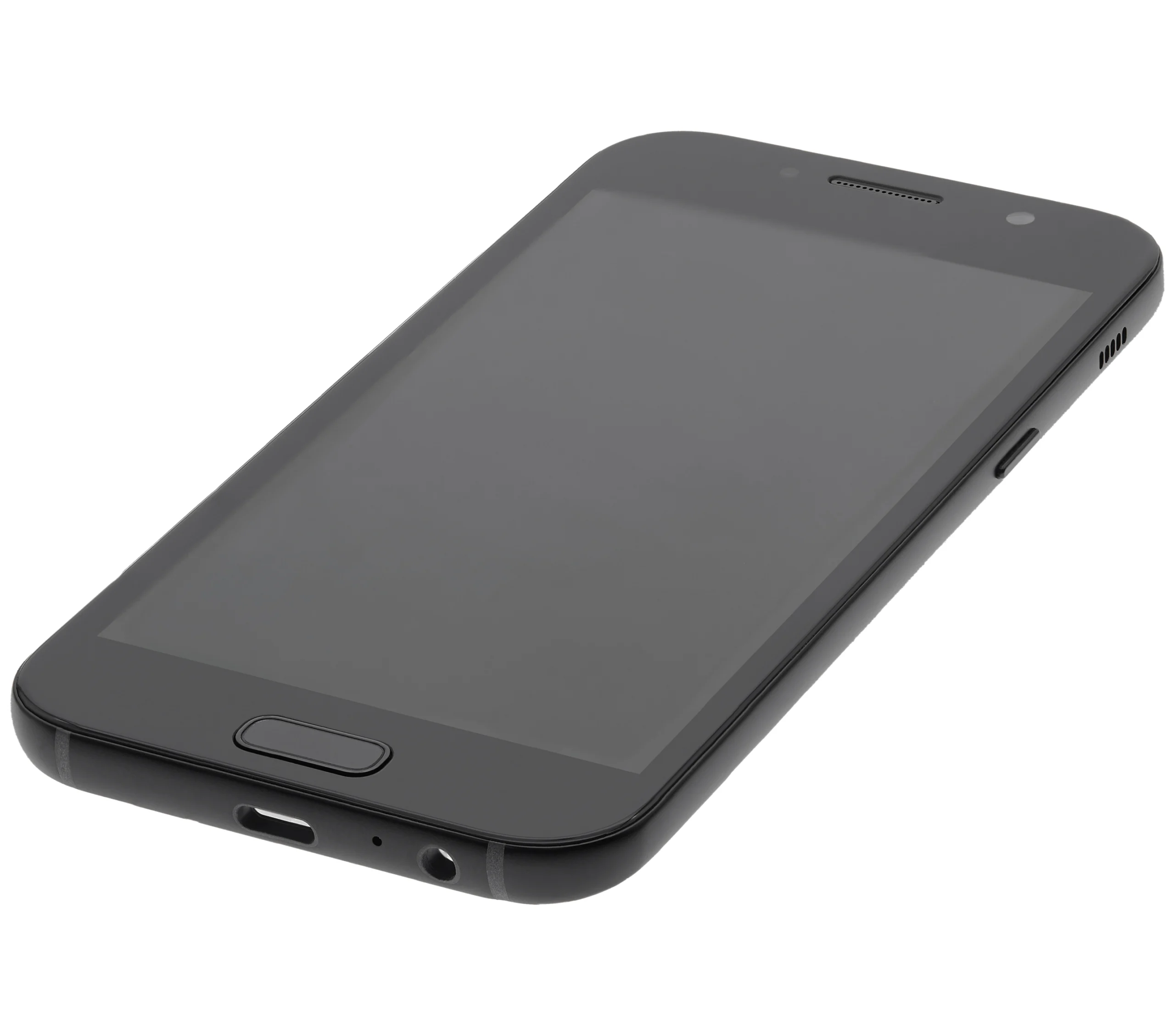 Samsung Galaxy A5 (A520 / 2017) (Aftermarket Plus) (Siyah) ile Uyumlu Çerçeveli OLED Montajı 