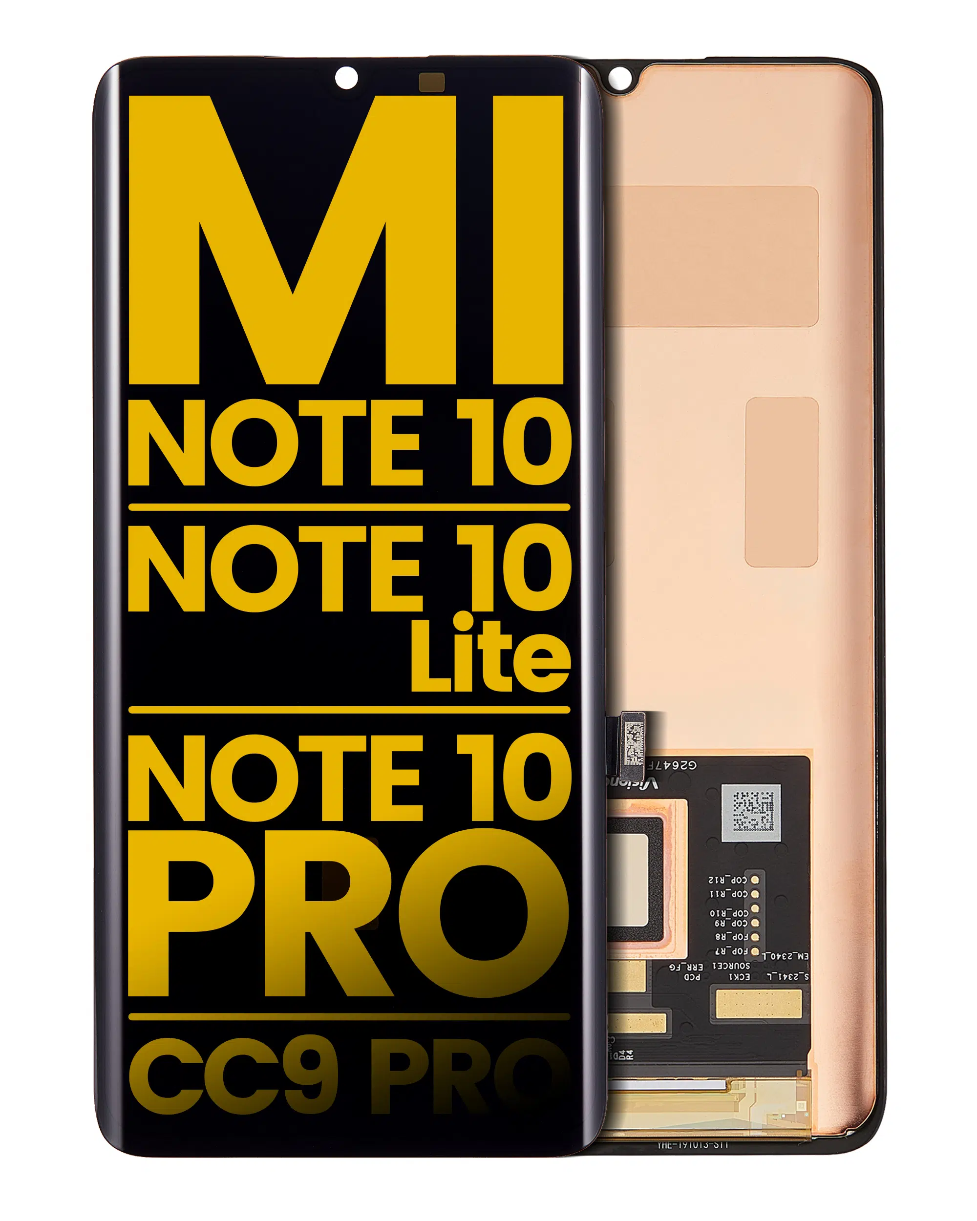Xiaomi Mi Note 10 İle Uyumlu Ekran Dokunmatik %100 Orijinal Ürün