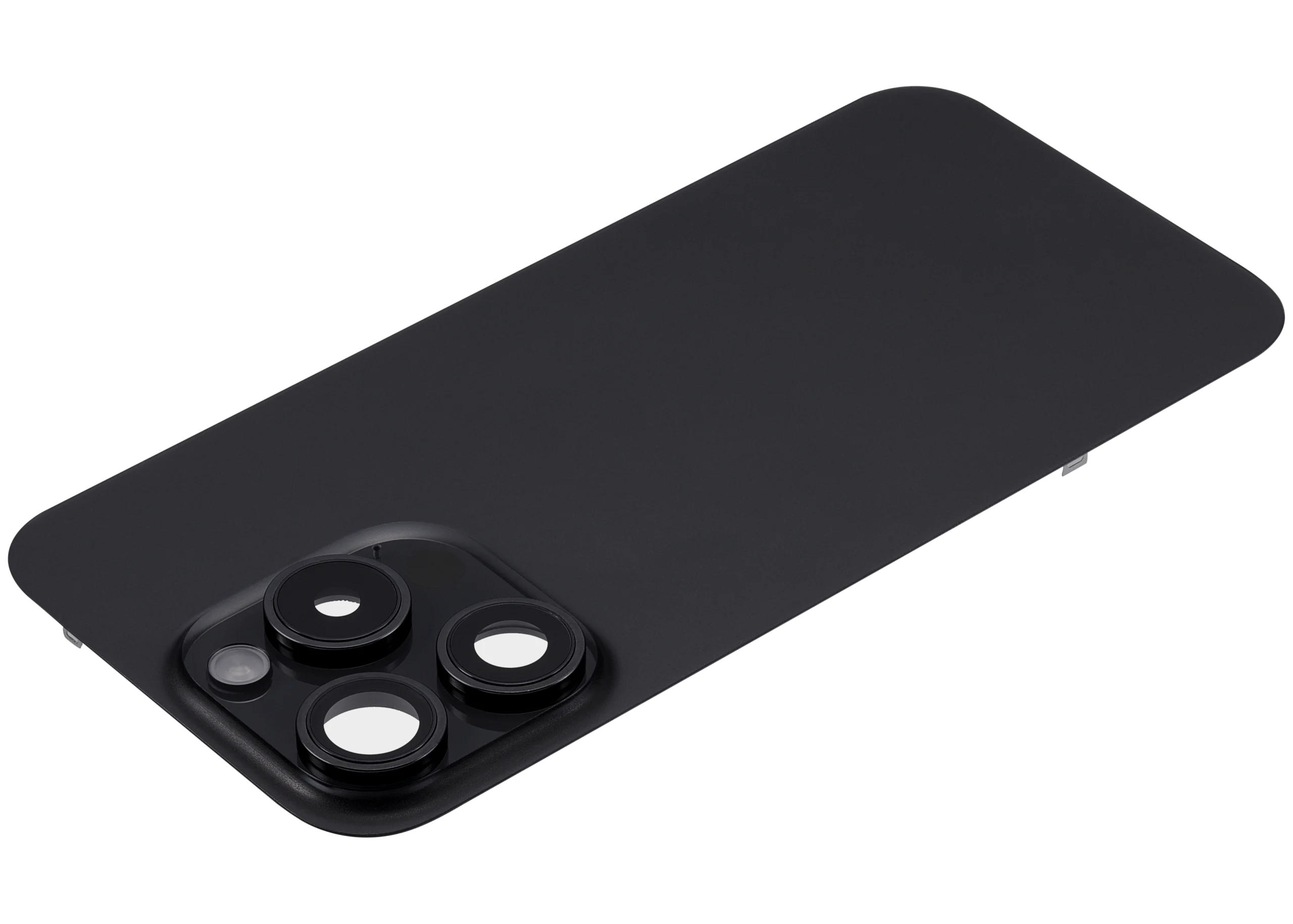 İphone 15 Pro İle Uyumlu Arka Cam Kapak Çelik Plakalı Kablosuz NFC Şarjlı MagSafe Mıknatıslı