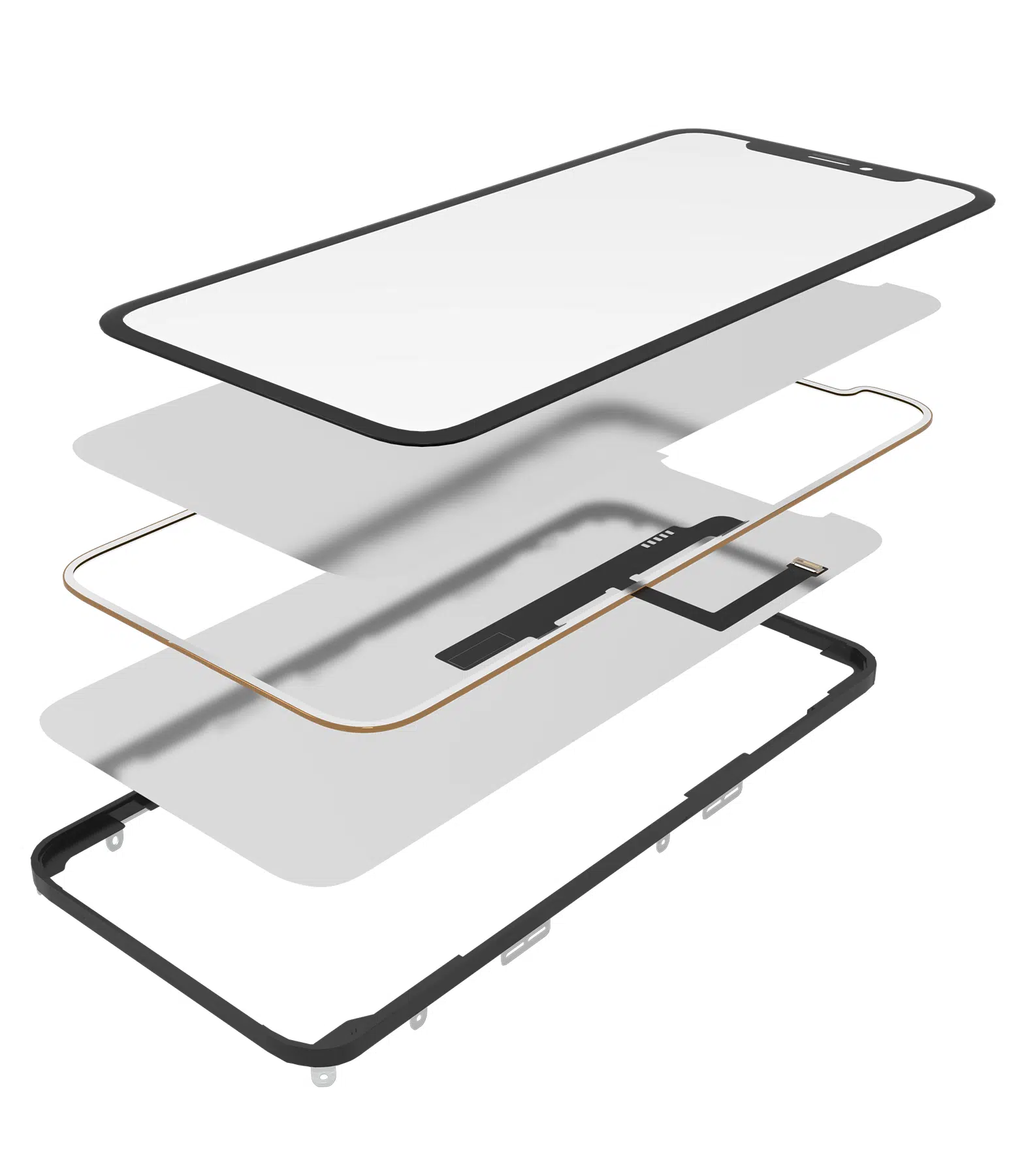 Digitizer Filmi'li Cam (OCA Yok) ve Çerçeve Önceden Takılmış İphone XR ile Uyumlu (Üstün Kalite /...