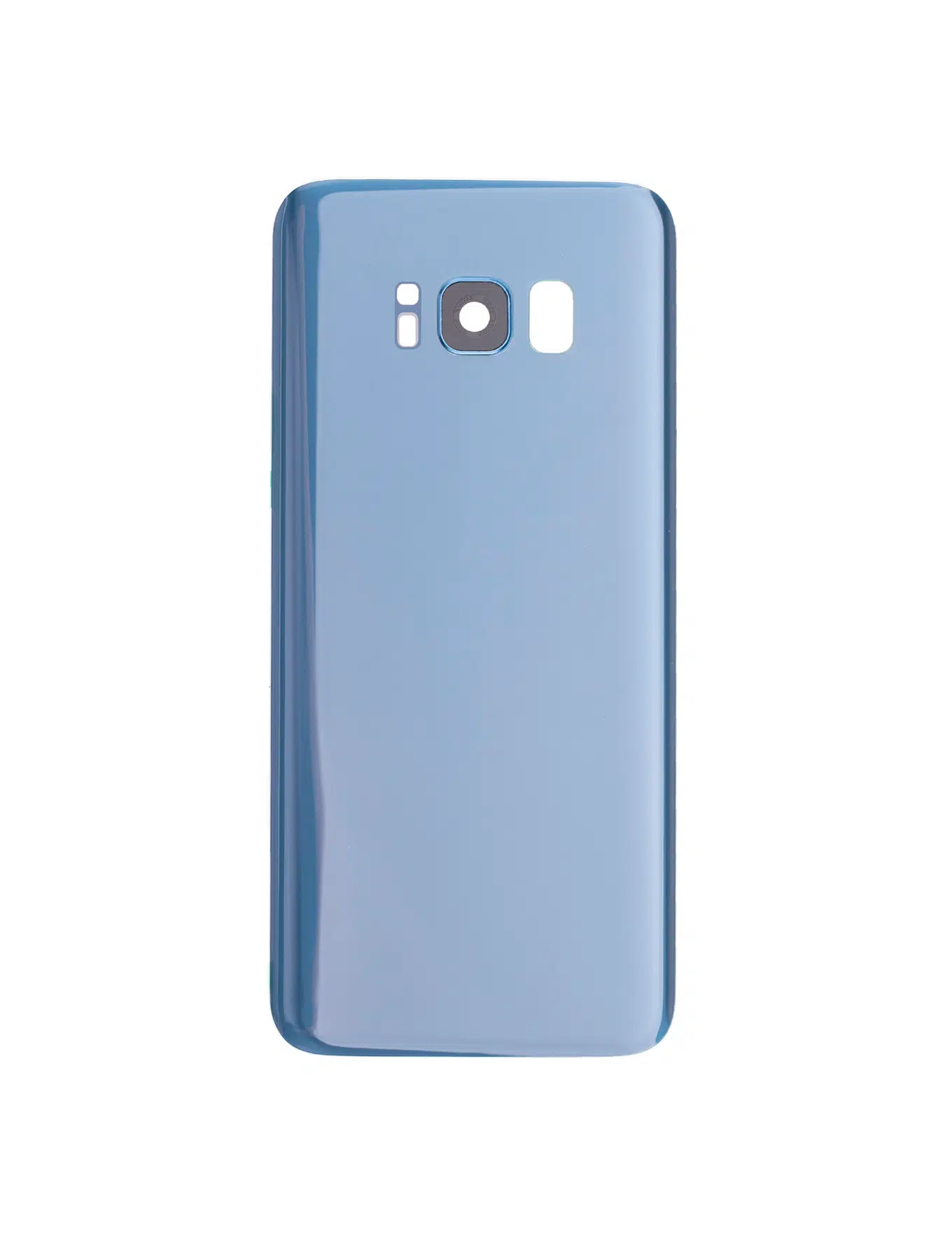 Samsung Galaxy S8 İle Uyumlu Kamera Lensli Arka Kapak Camı (Logosuz) (Aftermarket Plus) (Kor... 