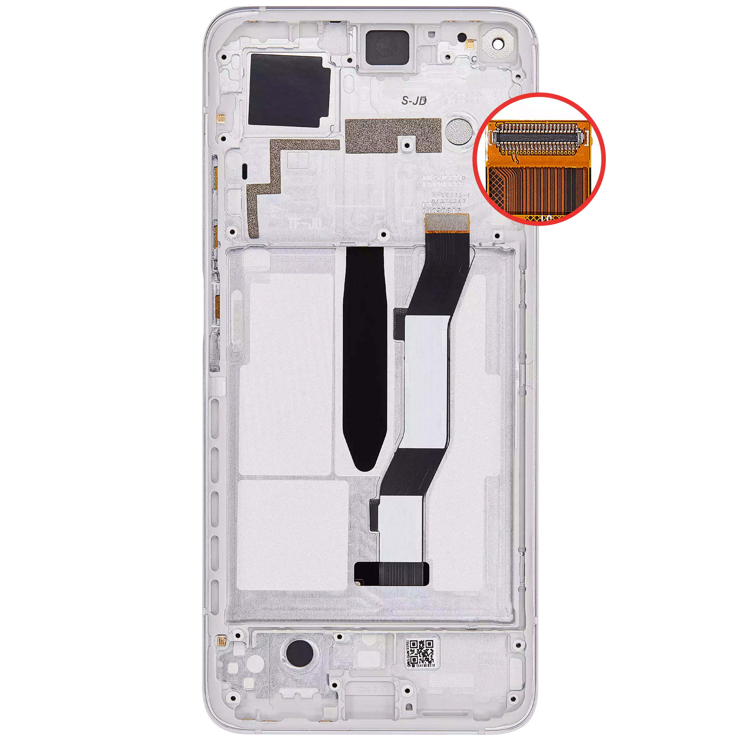 Xiaomi Mi 10T 5G ile Uyumlu Çerçeveli Ekran Dokunmatik (Beyaz) (%100 Orijinal Ürün)