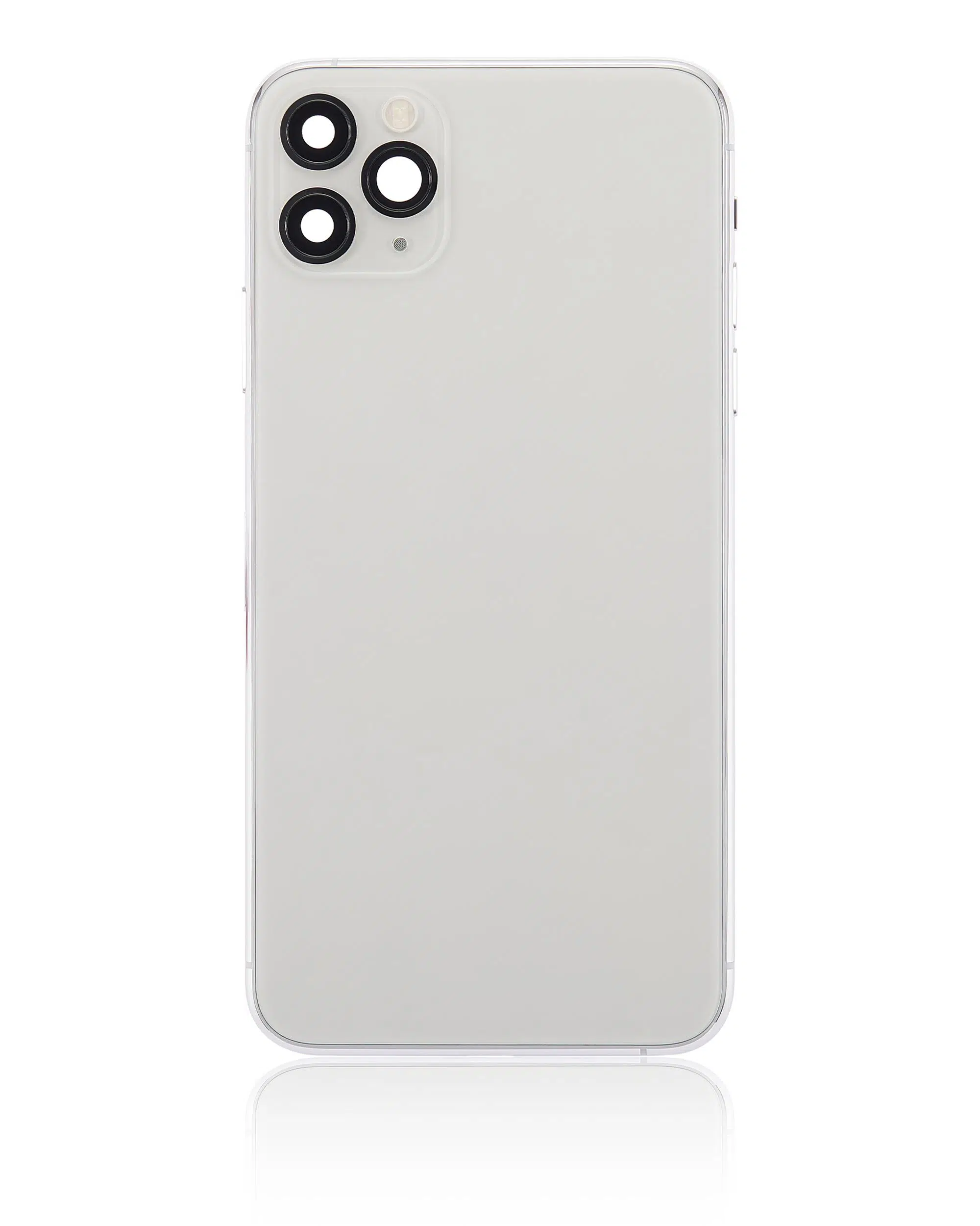 İphone 11 Pro Max İle Uyumlu Kasa Kapak Set Beyaz İçi DOLU (Logolu) %100 Orijinal Ürün Kasa