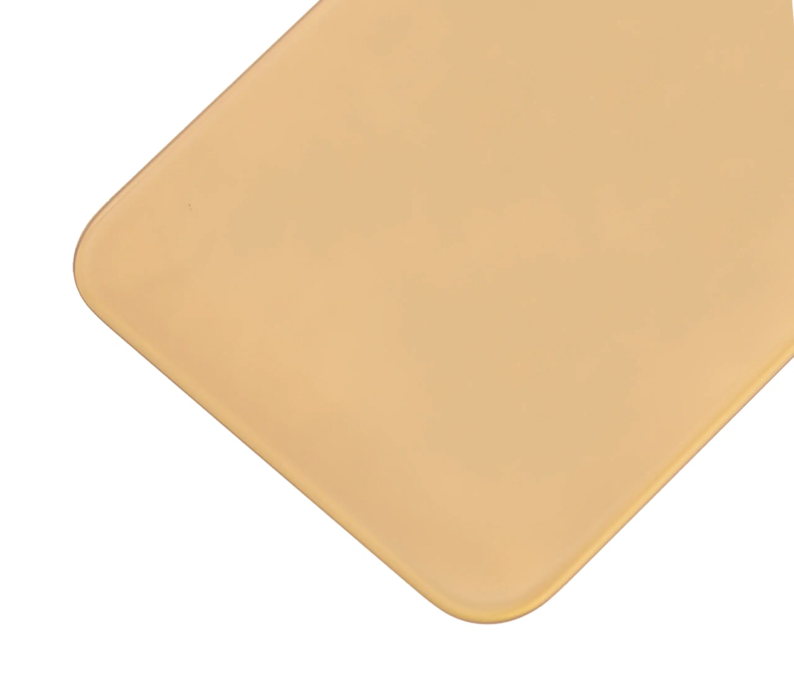 İphone XS İle Uyumlu Arka Cam Gold (Logolu / Büyük Kamera Deliği)