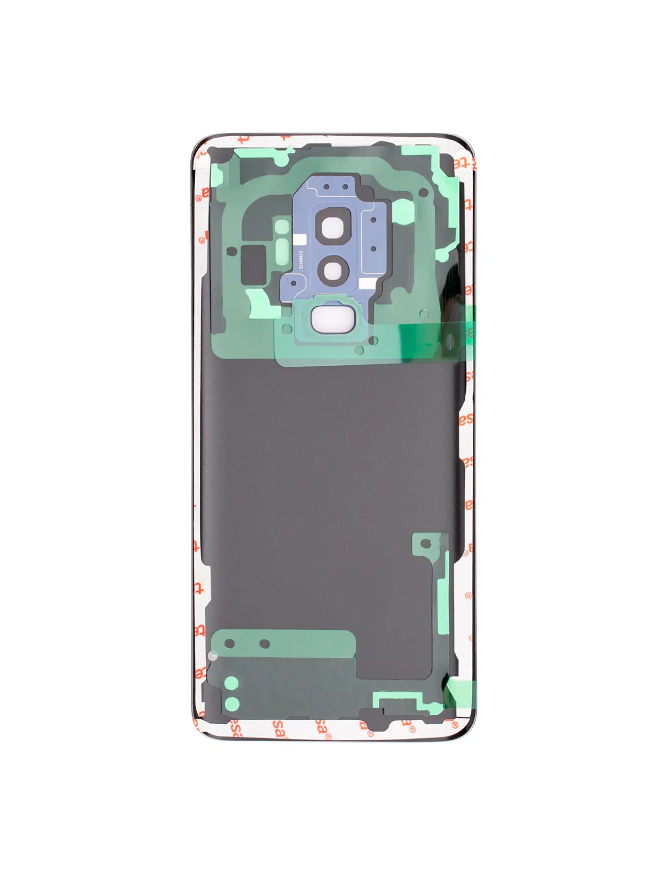 Samsung Galaxy S9 Plus İle Uyumlu Kamera Lensli Arka Kapak Camı (Logosuz) (Aftermarket Plus)... 
