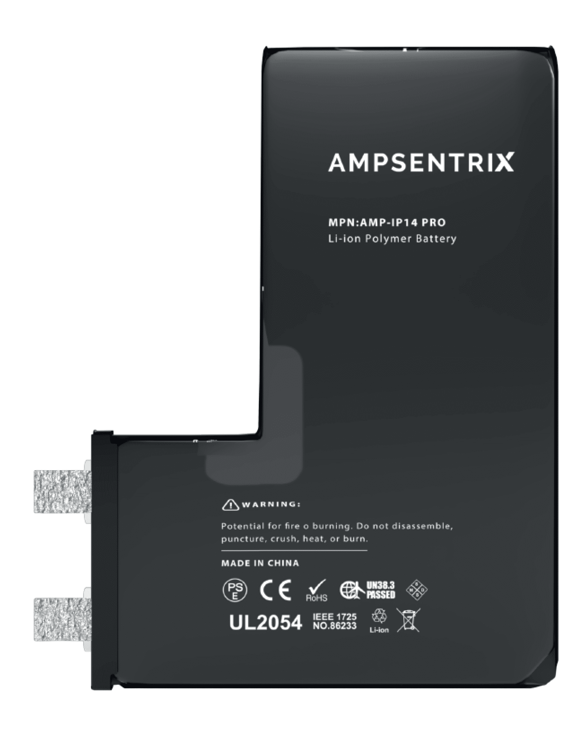 IPhone 14 Pro ile Uyumlu Batarya Pil Garantili (Punta Kaynağı Gerekli) (AmpSentrix Core Extended)