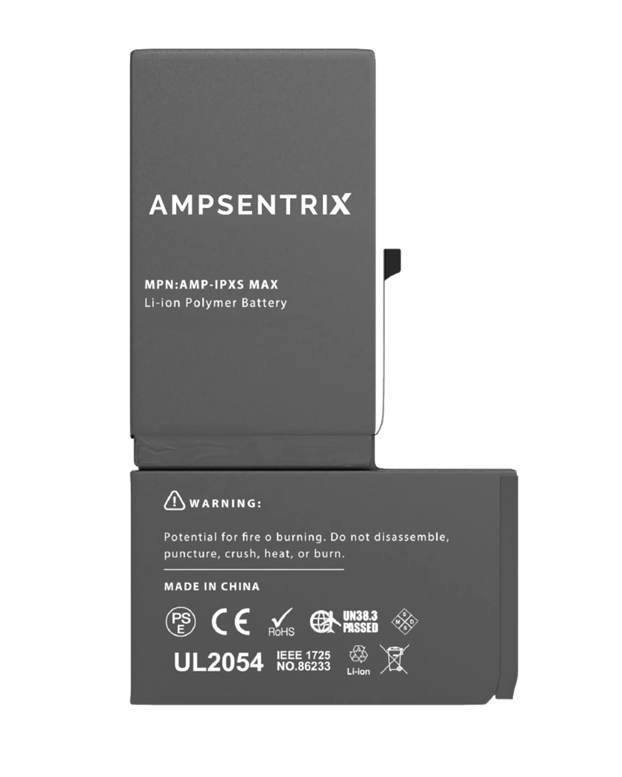 İphone XS Max (AmpSentrix Pro) ile Uyumlu Batarya Pil Garantili