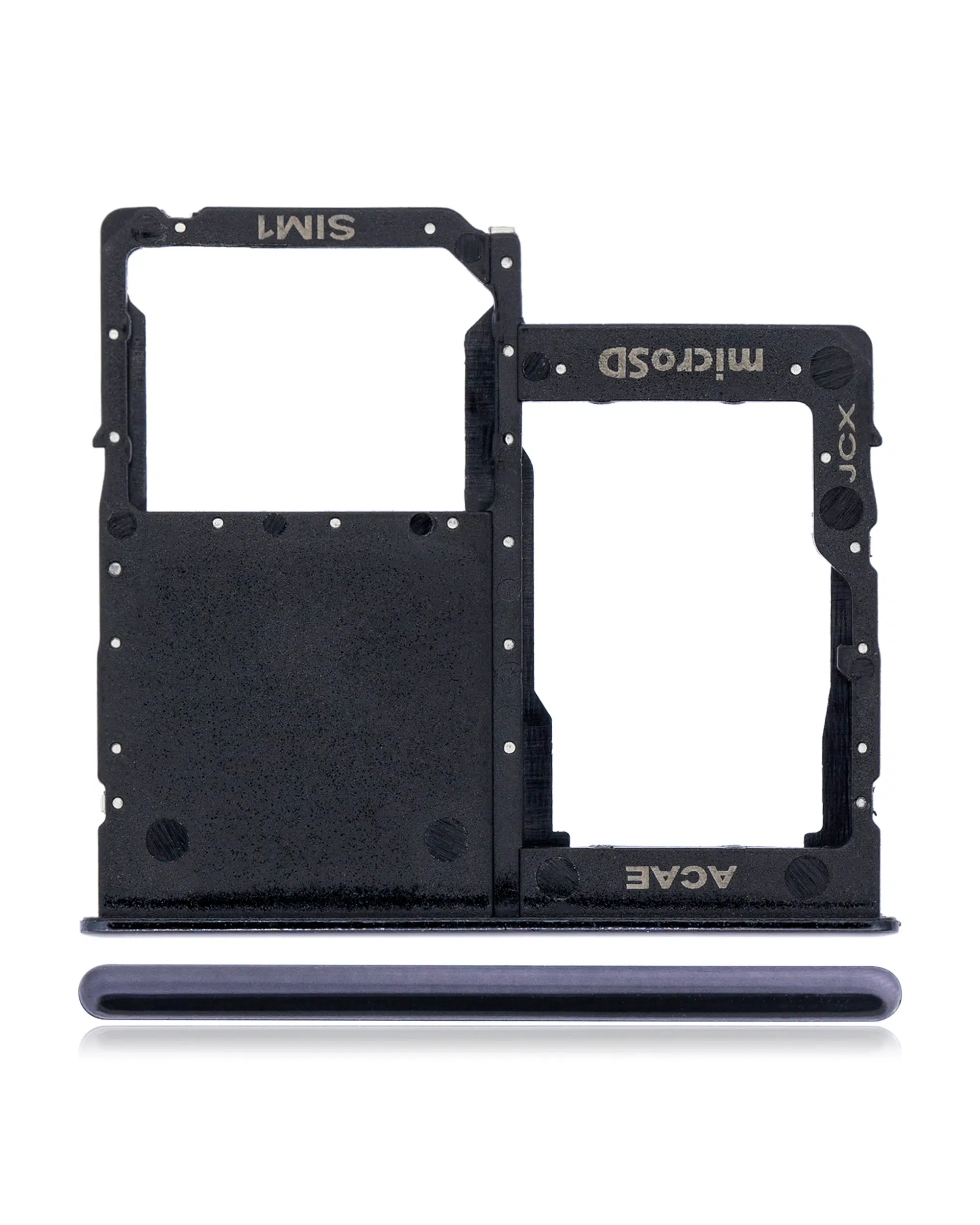 Samsung Galaxy A31 ile Uyumlu Tek Sim Kart Tepsisi (A315 / 2020) (Black)