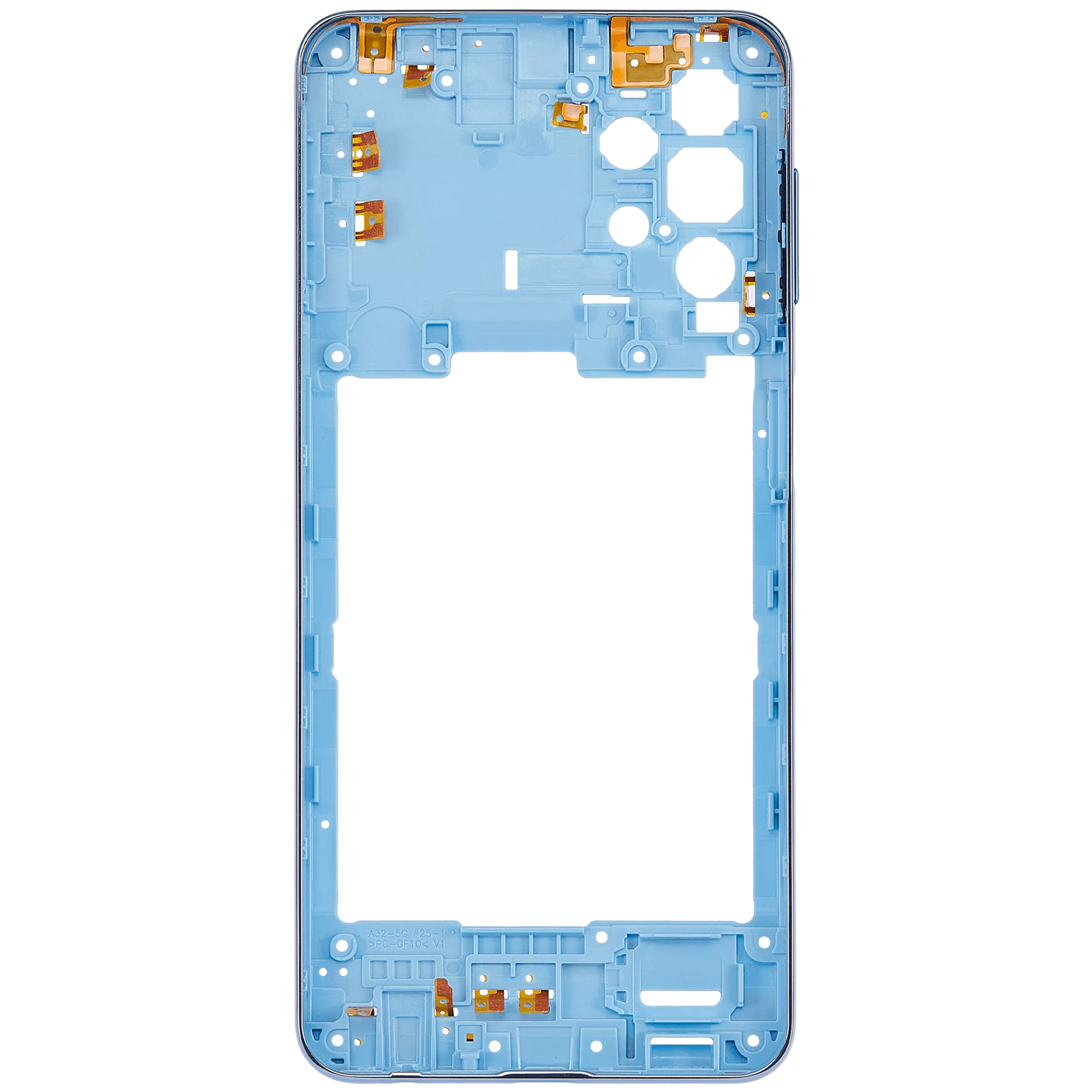 Samsung Galaxy A32 5G (A326 / 2021) (Awesome Blue) ile Uyumlu Orta Çerçeve Muhafaza 