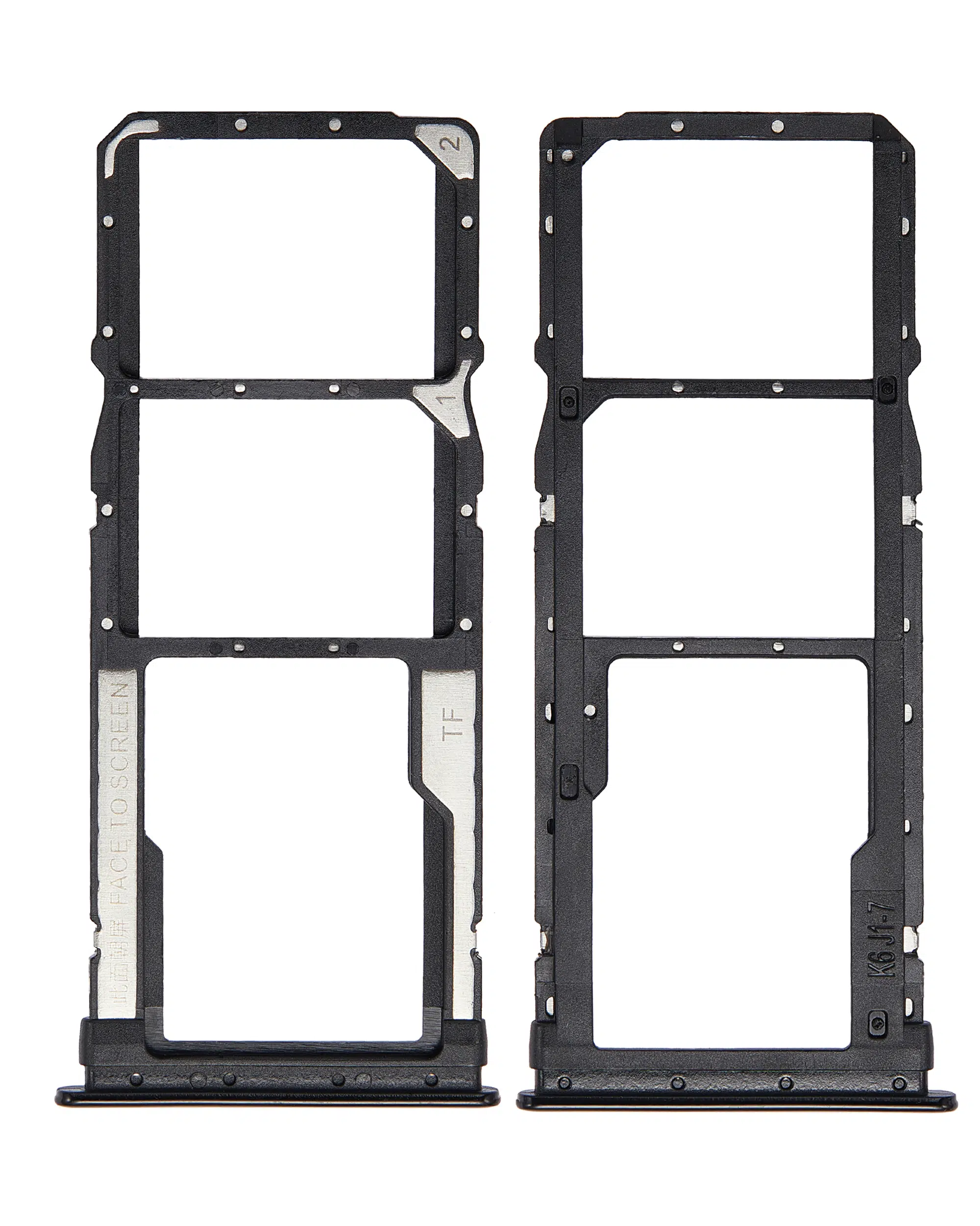 Xiaomi Redmi Note 10 Pro ile Uyumlu Çift Sim Kart Tepsisi (Onyx Gri)