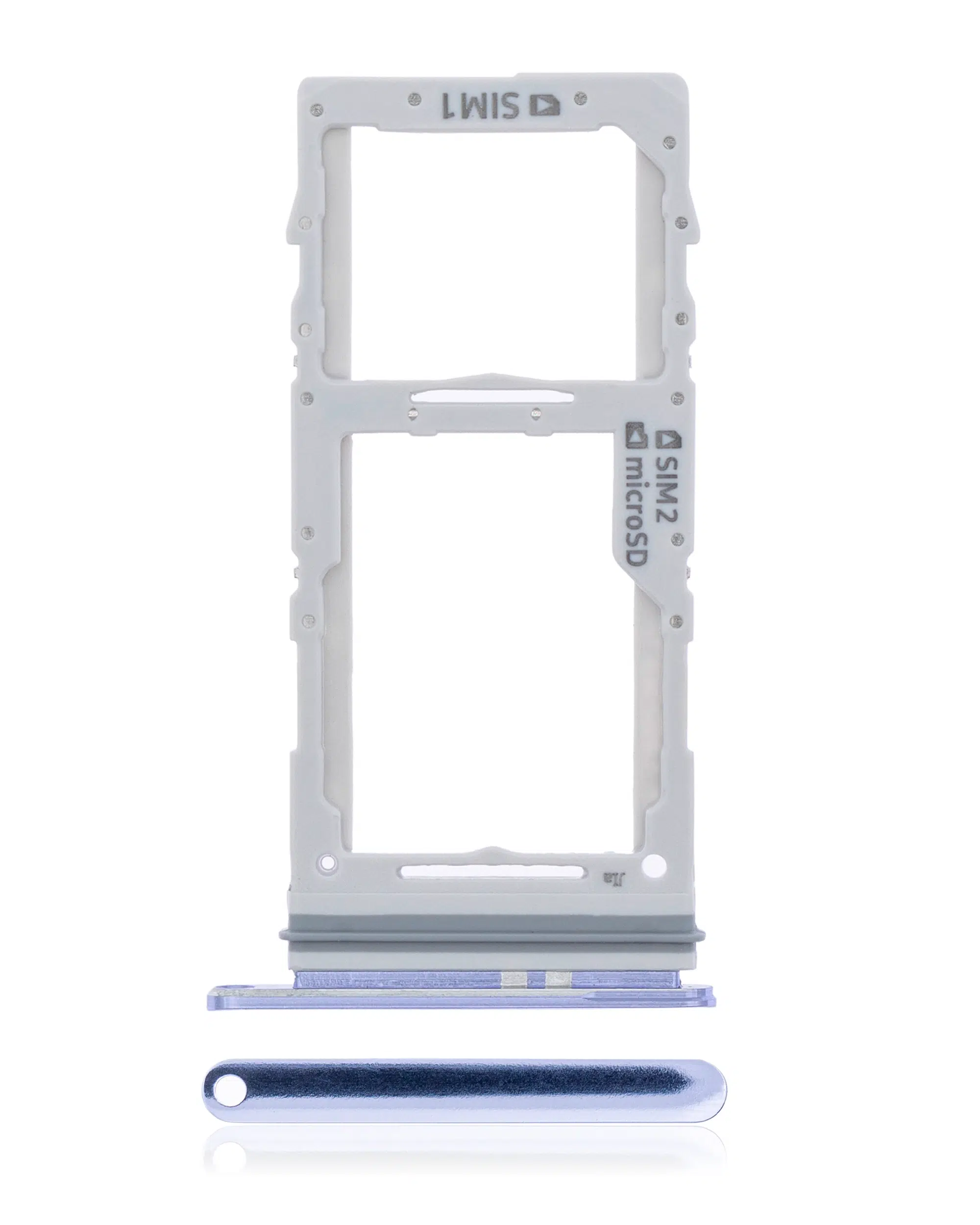 Samsung Galaxy S20 ile Uyumlu Çift Sim Kart Tepsisi (Mor)