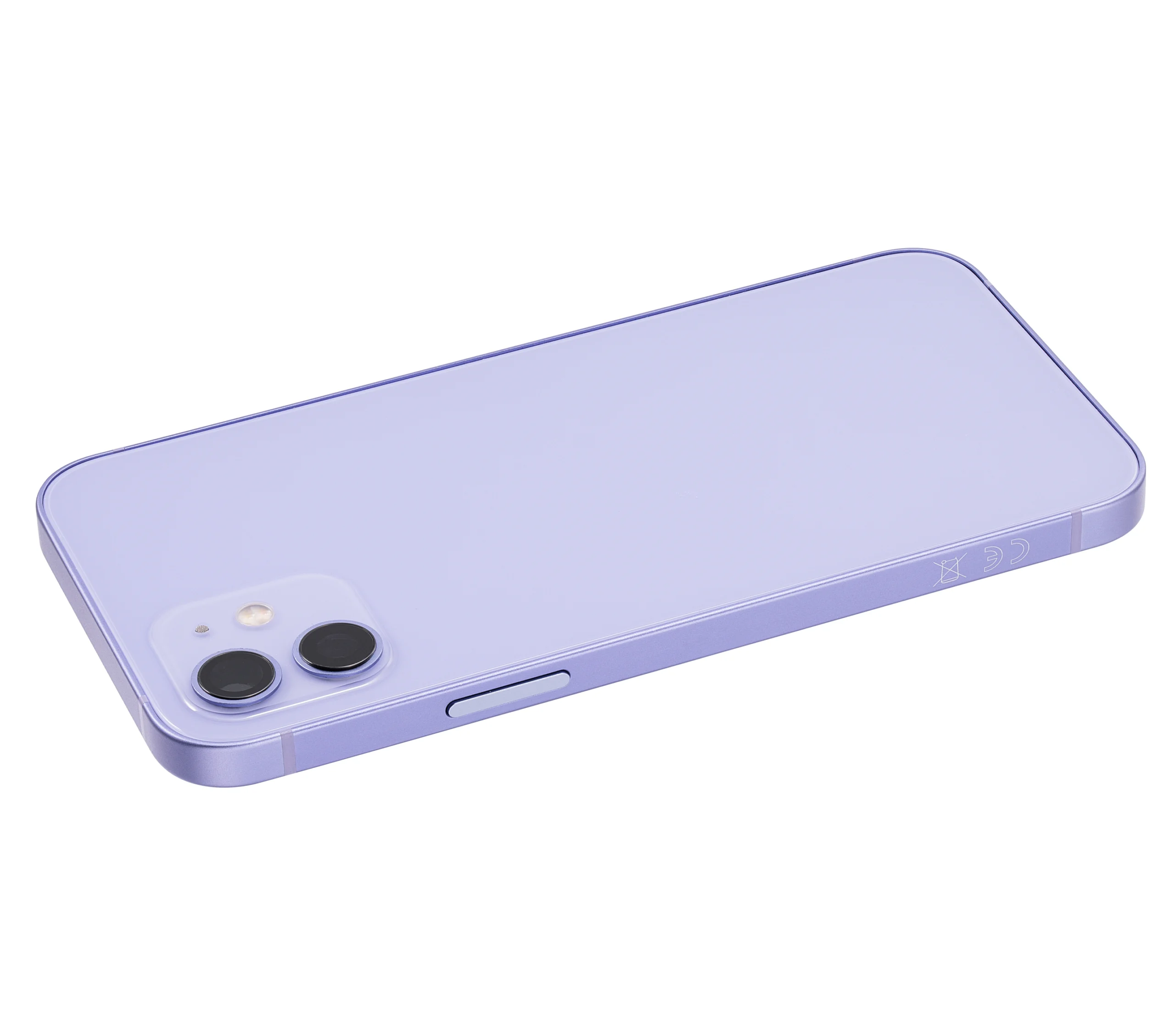İphone 12 İle Uyumlu Kasa Kapak Set Mor İçi DOLU (Logolu) %100 Orijinal Ürün Kasa