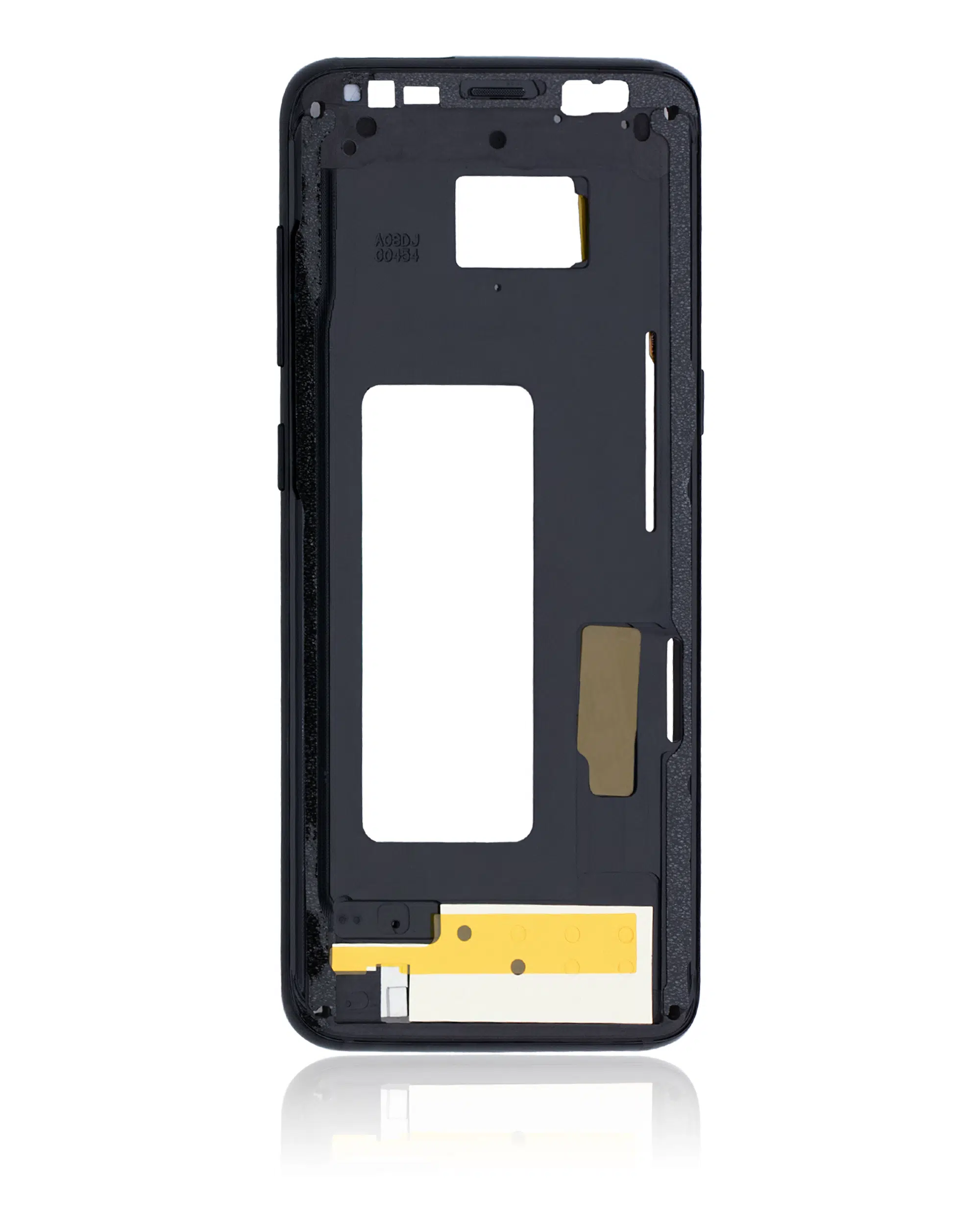 Samsung Galaxy S8 ile Uyumlu Orta Çerçeve Muhafaza (Küçük Parçalarla) (Gece ​​Yarısı Siyahı) 