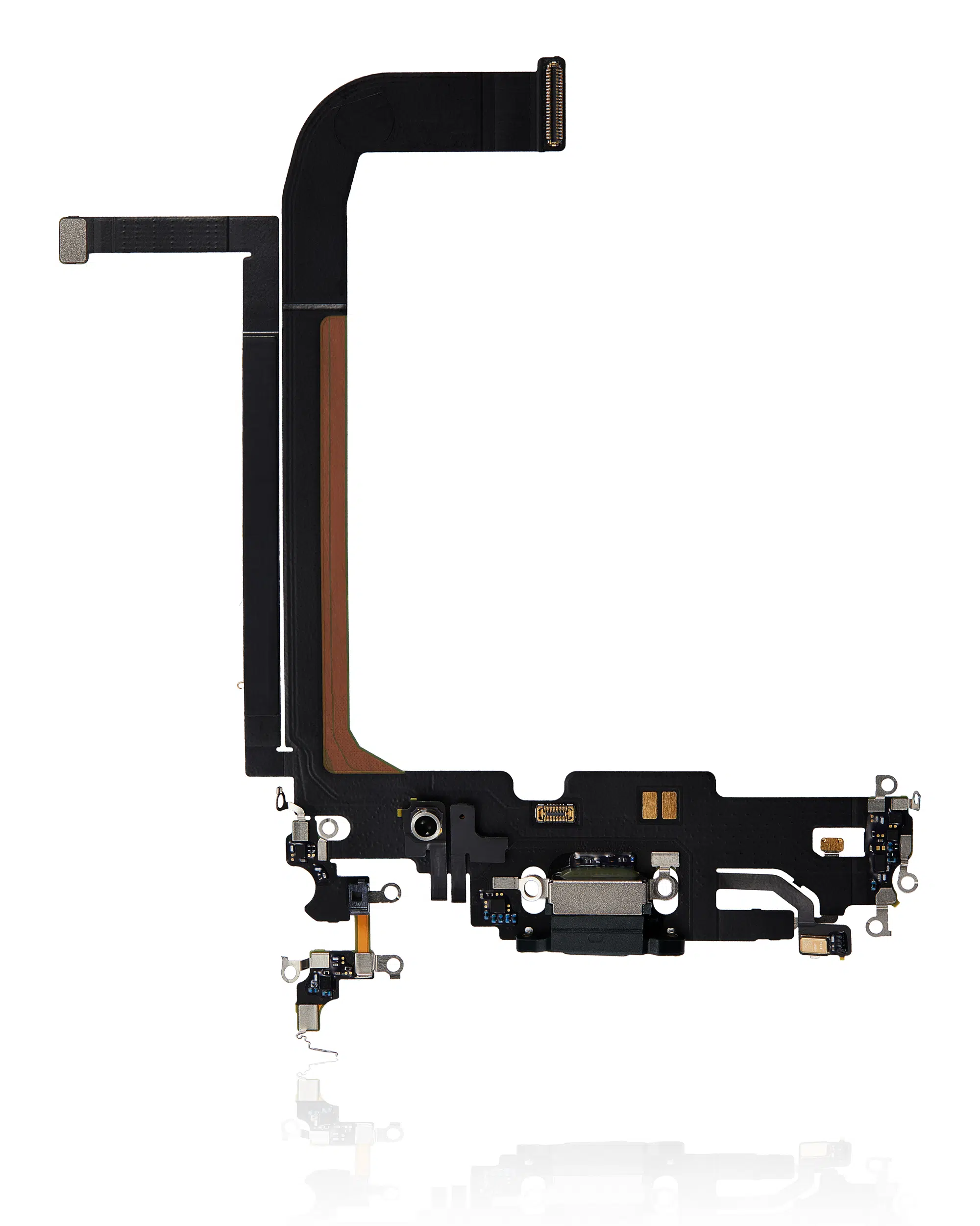 İphone 13 Pro Max ile Uyumlu Şarj Portu Filmi Kablo (Kullanılan OEM Çekme) (Alp Yeşili) (%100 Orijinal Ürün)
