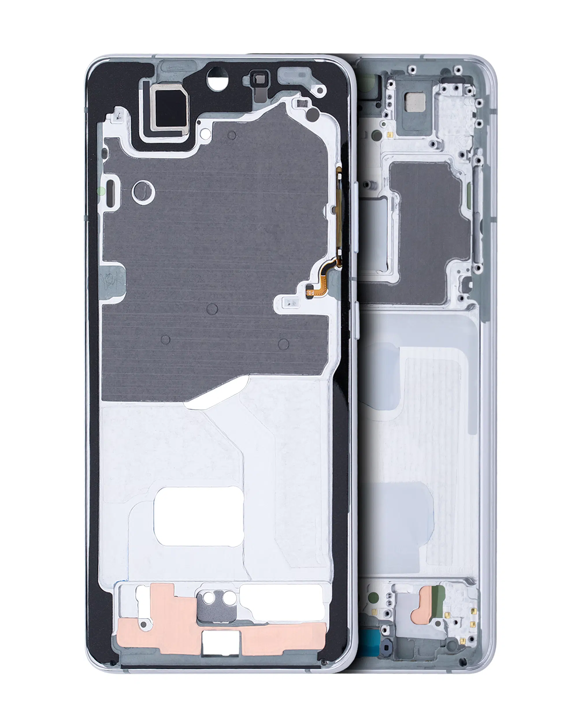Samsung Galaxy S21 Ultra (Phantom Silver) ile Uyumlu Orta Çerçeve Muhafaza 