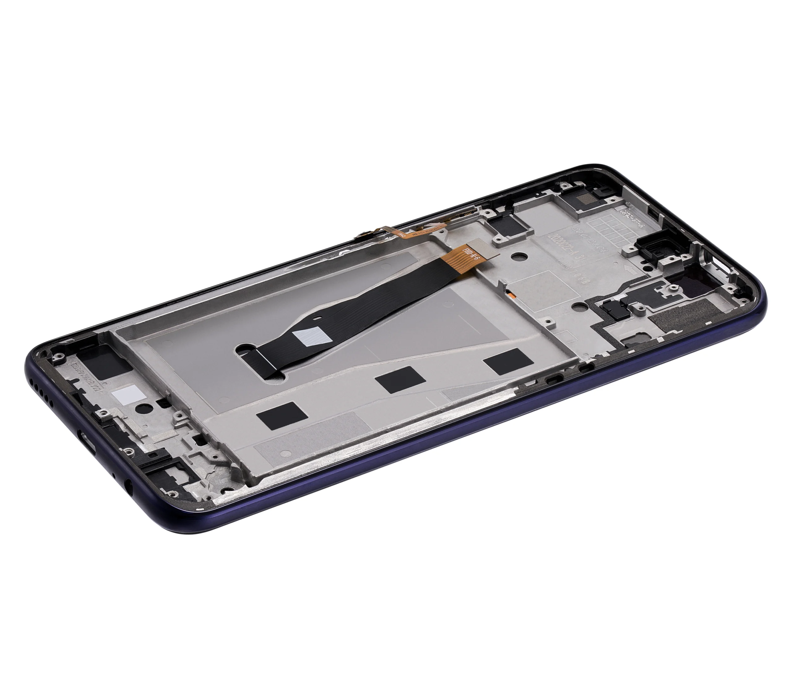 Huawei Y9s İle Uyumlu Çerçeveli Ekran Dokunmatik (Phantom Purple)