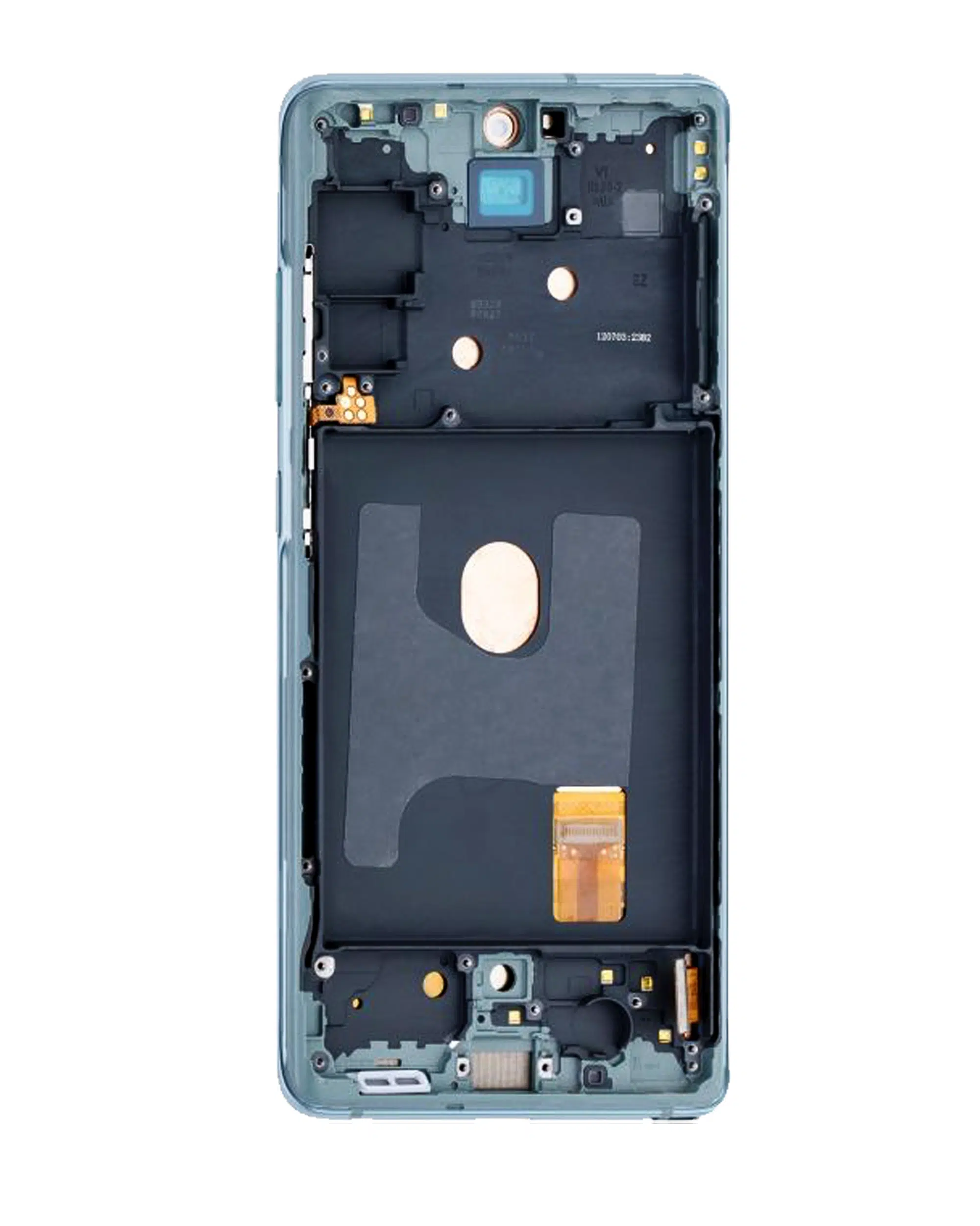 Samsung Galaxy S20 FE 4G / 5G ile Uyumlu Çerçeveli OLED Ekranı(Leke: A Sınıfı) (Bulut Nane... 