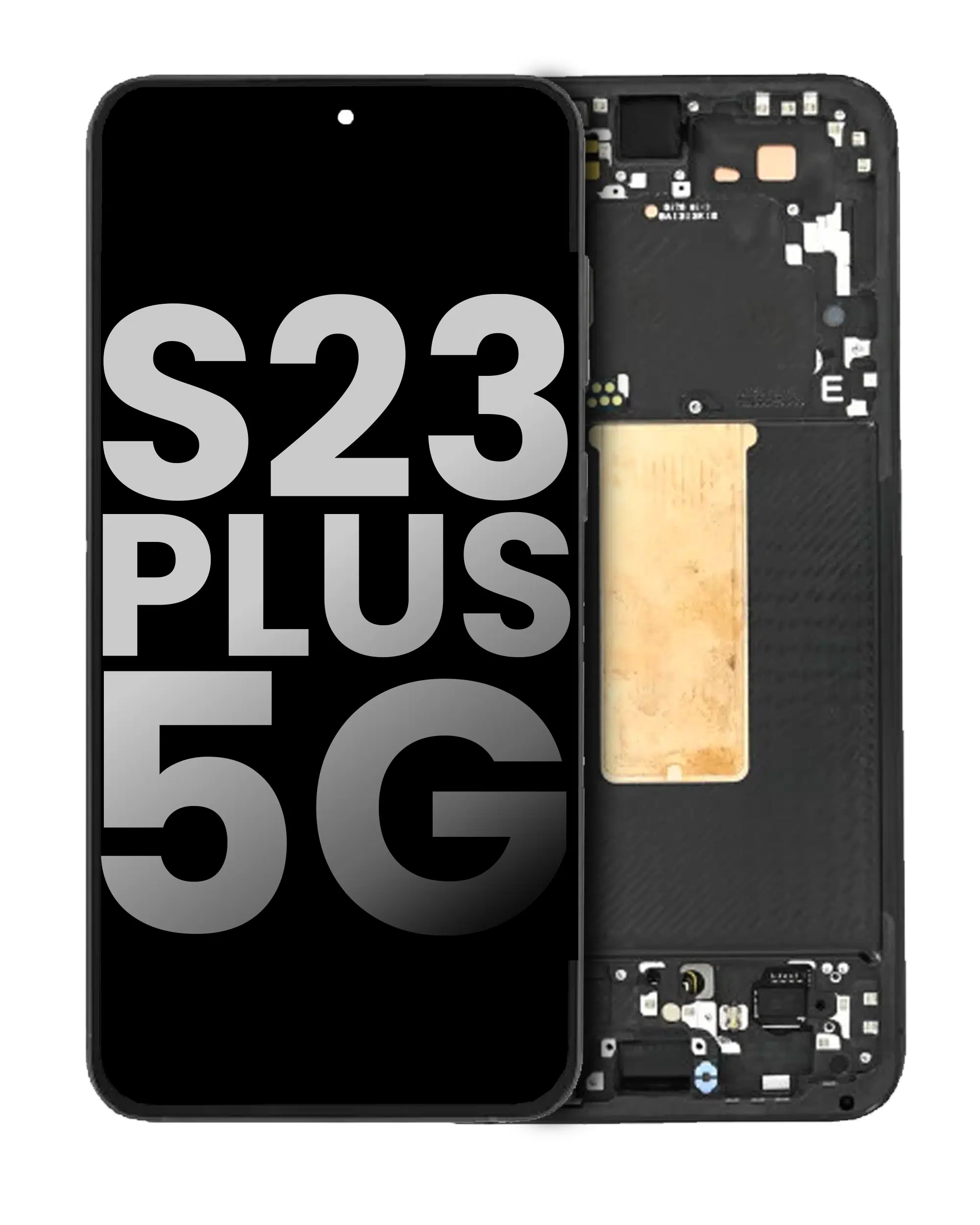 Samsung Galaxy S23 Plus 5G (ABD ve Uluslararası) İle Uyumlu Çerçeveli OLED Ekranı(Kullanılan OEM Pu... 