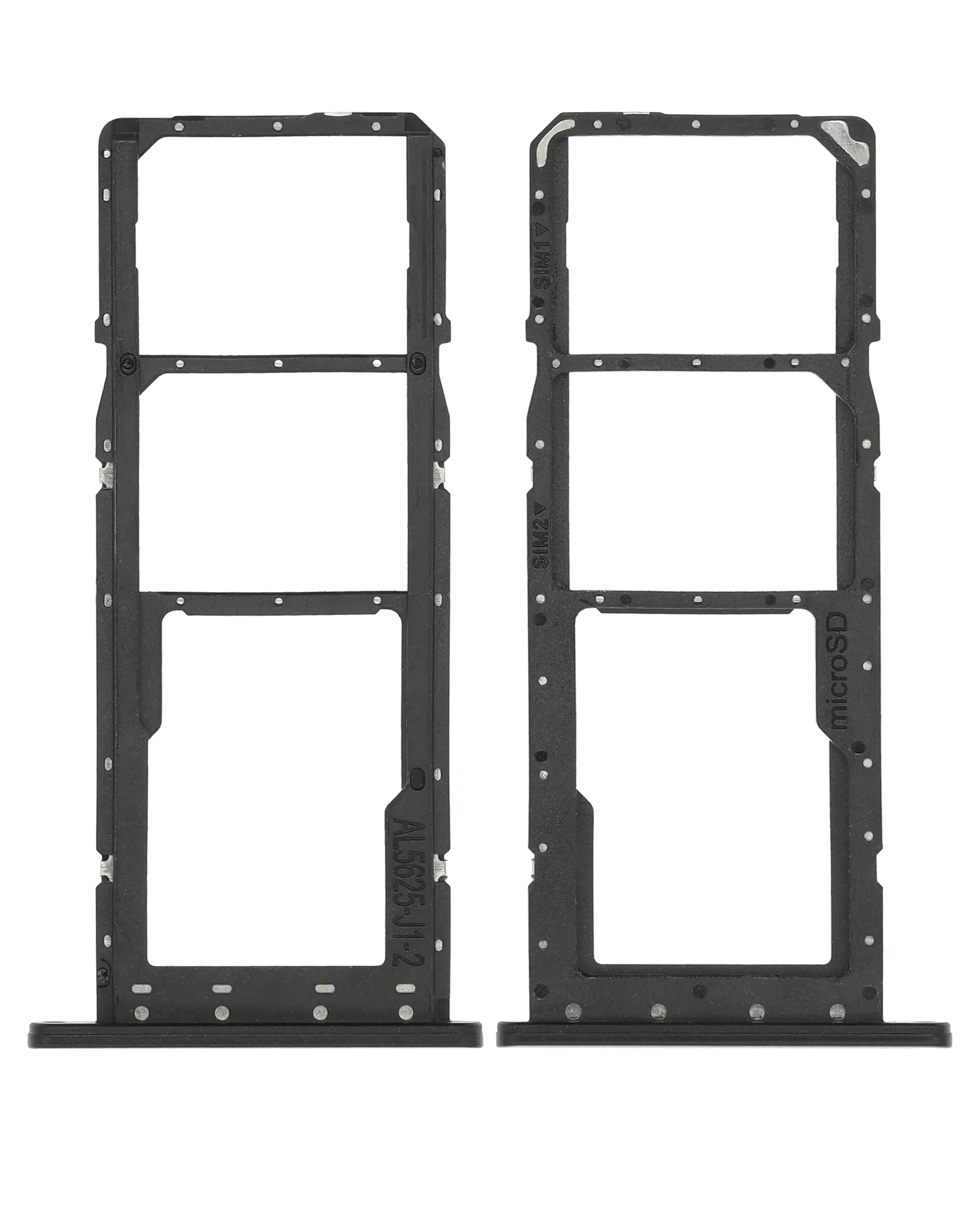 Samsung Galaxy A03S İle Uyumlu Çift Sim Kart Tepsisi Siyah (A037U / 2021)