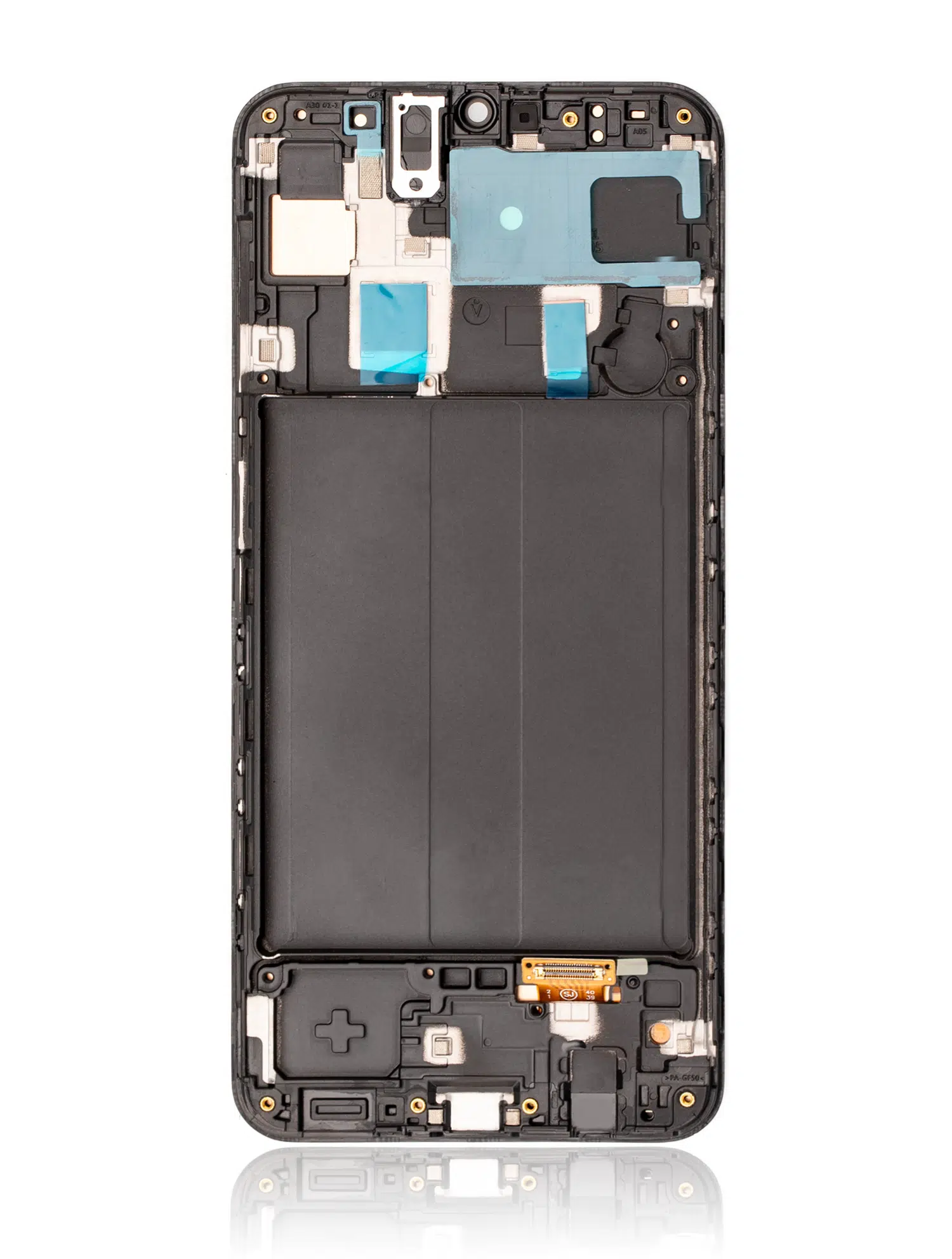 Samsung Galaxy A30 (A305 / 2019) İle Uyumlu Çerçeveli Ekran Dokunmatil OLED