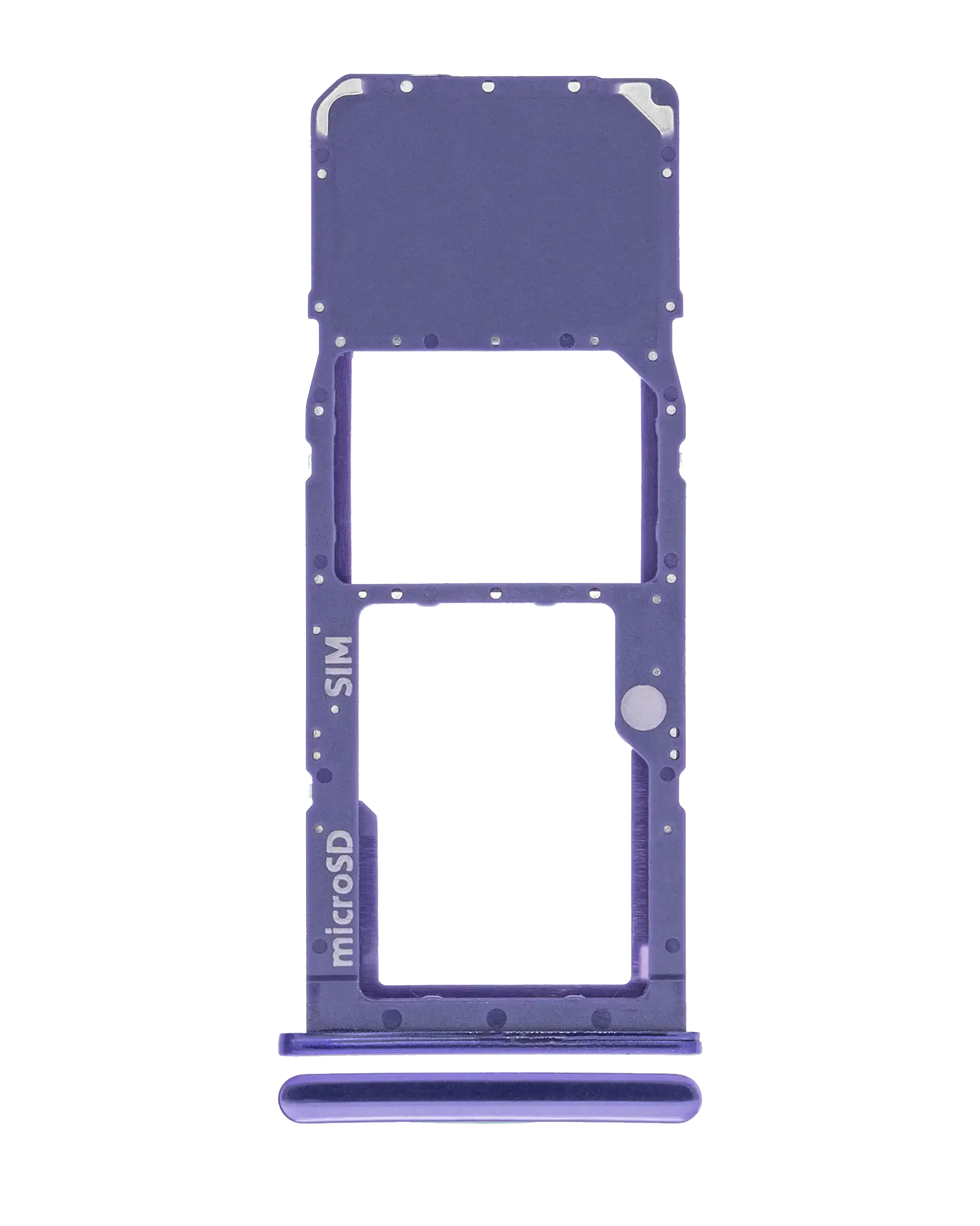 Samsung Galaxy A50S (A507 / 2019) (Prism Crush Violet) İle Uyumlu Tek Sim Kart Tepsisi 