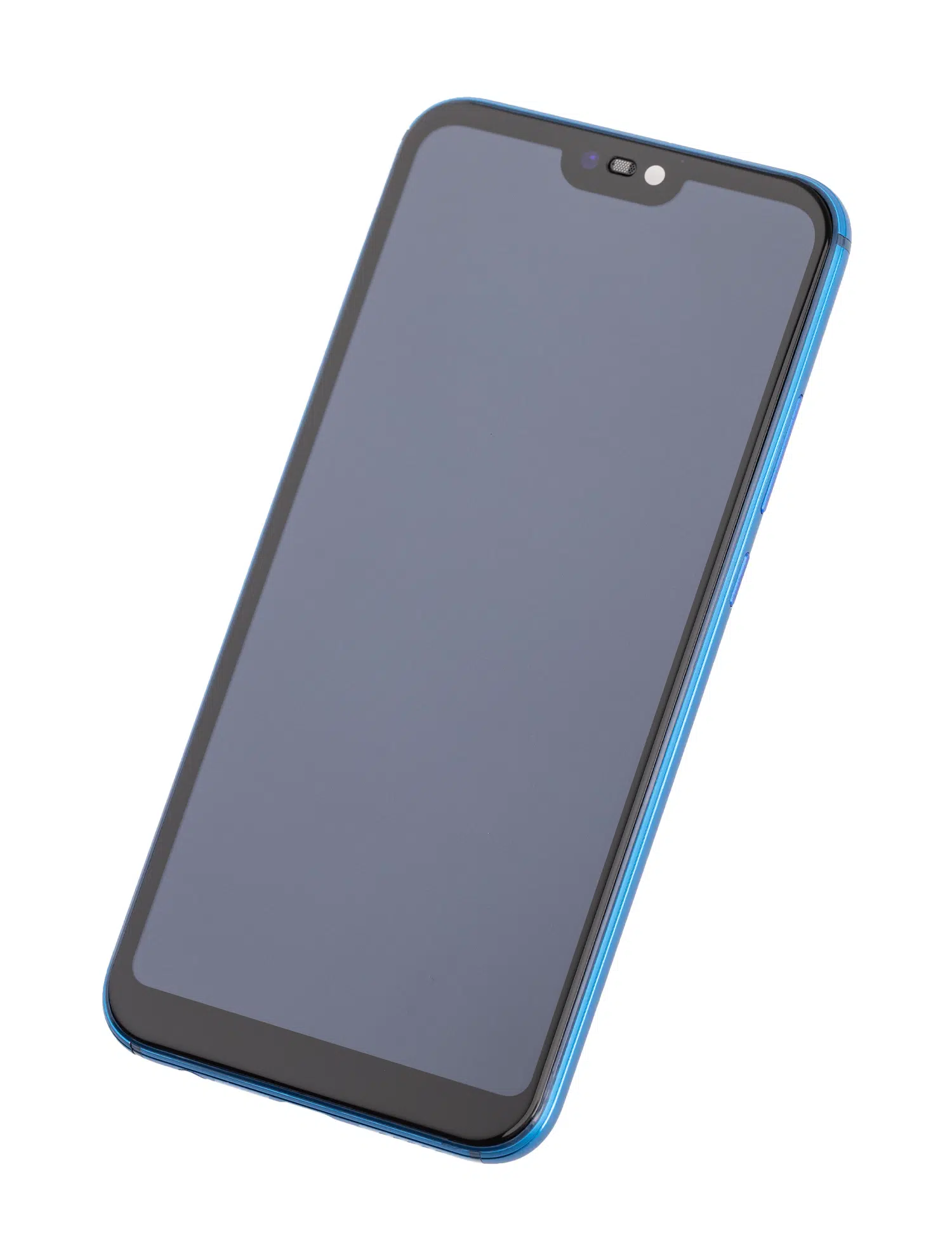 Huawei P20 Lite / Nova 3e İle Uyumlu Çerçeveli Ekran Dokunmatik (Mavi)