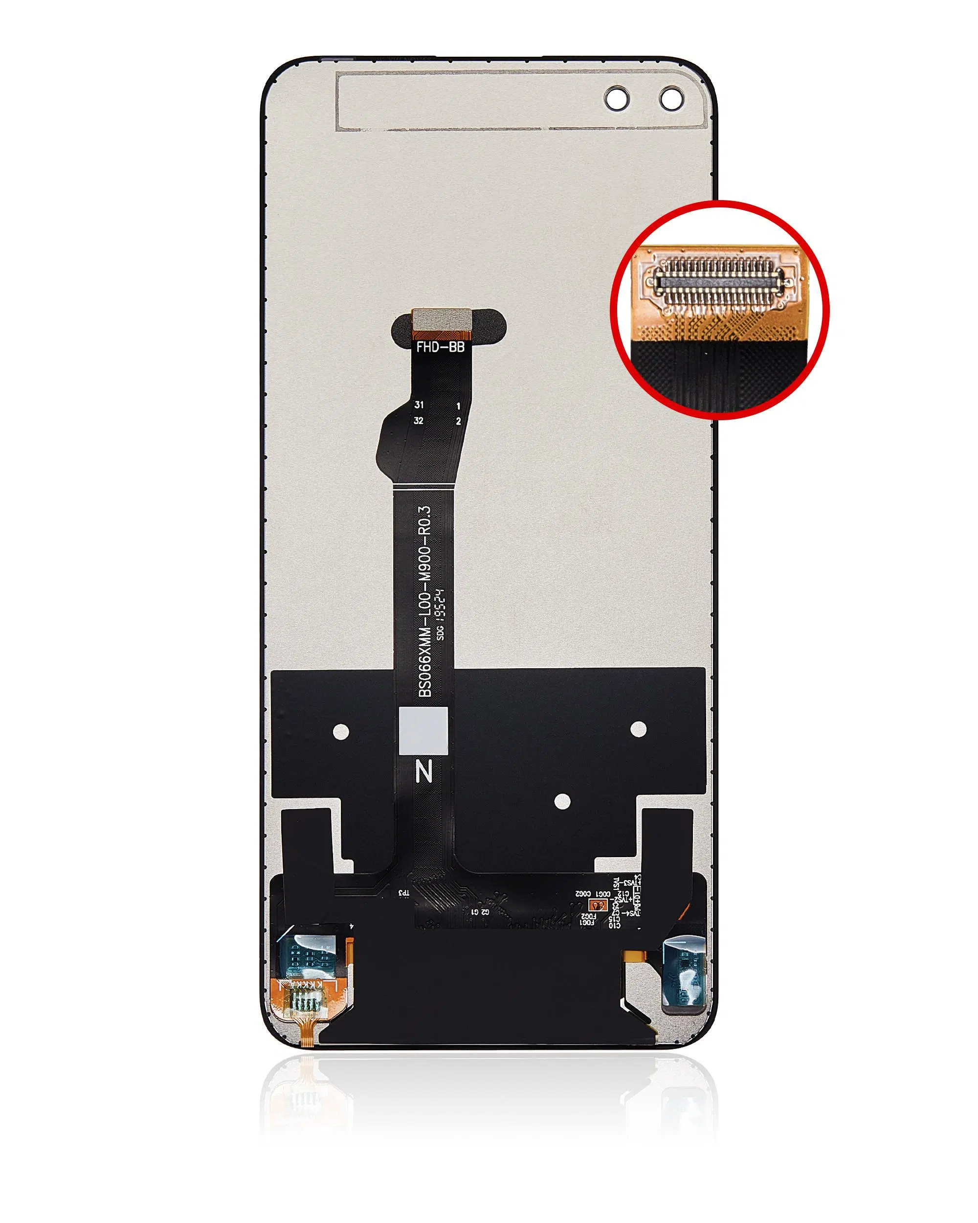 Huawei Nova 6 4G ile Uyumlu Çerçevesiz Ekran Dokunmatik %100 Orijinal Ürün