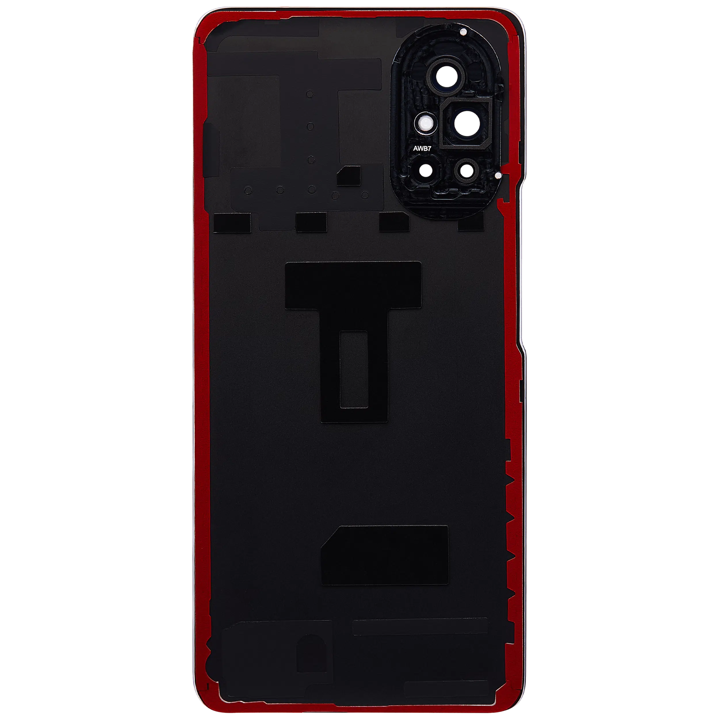 Huawei Nova 8 İle Uyumlu Kamera Lensli Arka Kapak Camı (Gümüş)