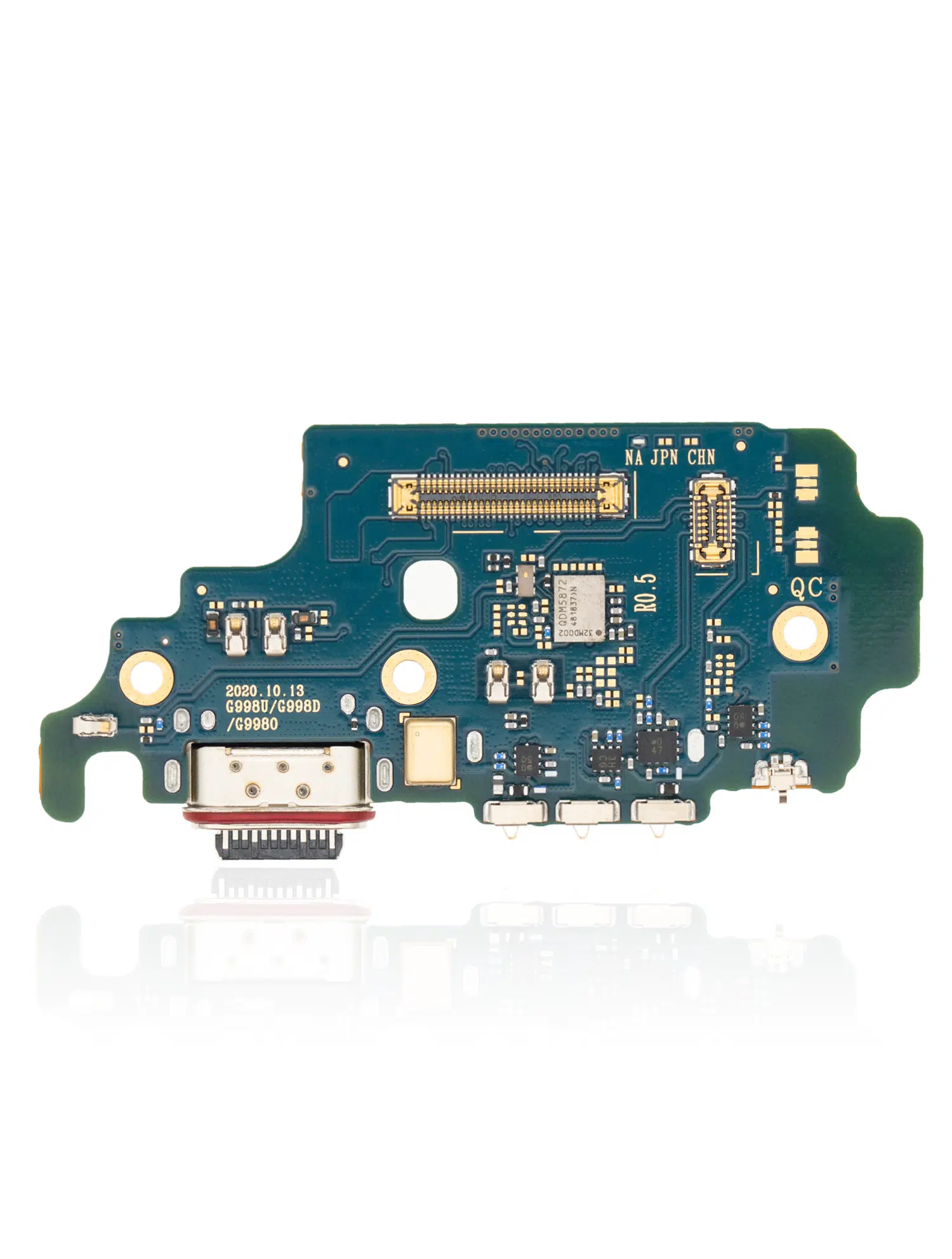Samsung Galaxy S21 Ultra 5G (G998U) (ABD Versiyonu) ile Uyumlu Sim Kart Okuyuculu Şarj Portu Kartı (%100 Orijinal Ürün)
