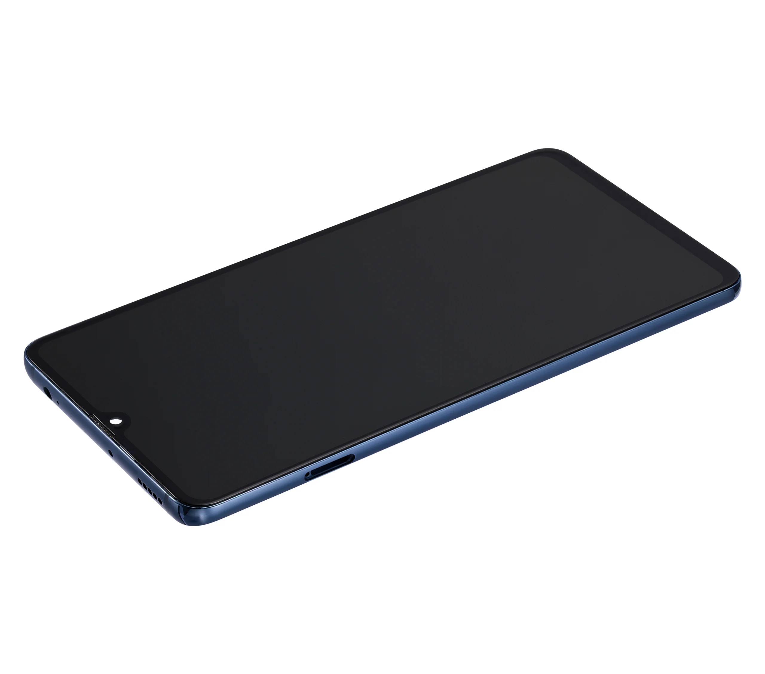 Huawei Mate 20 X 4G İle Uyumlu Çerçeveli Ekran Dokunmatik (Gece ​​Mavisi)